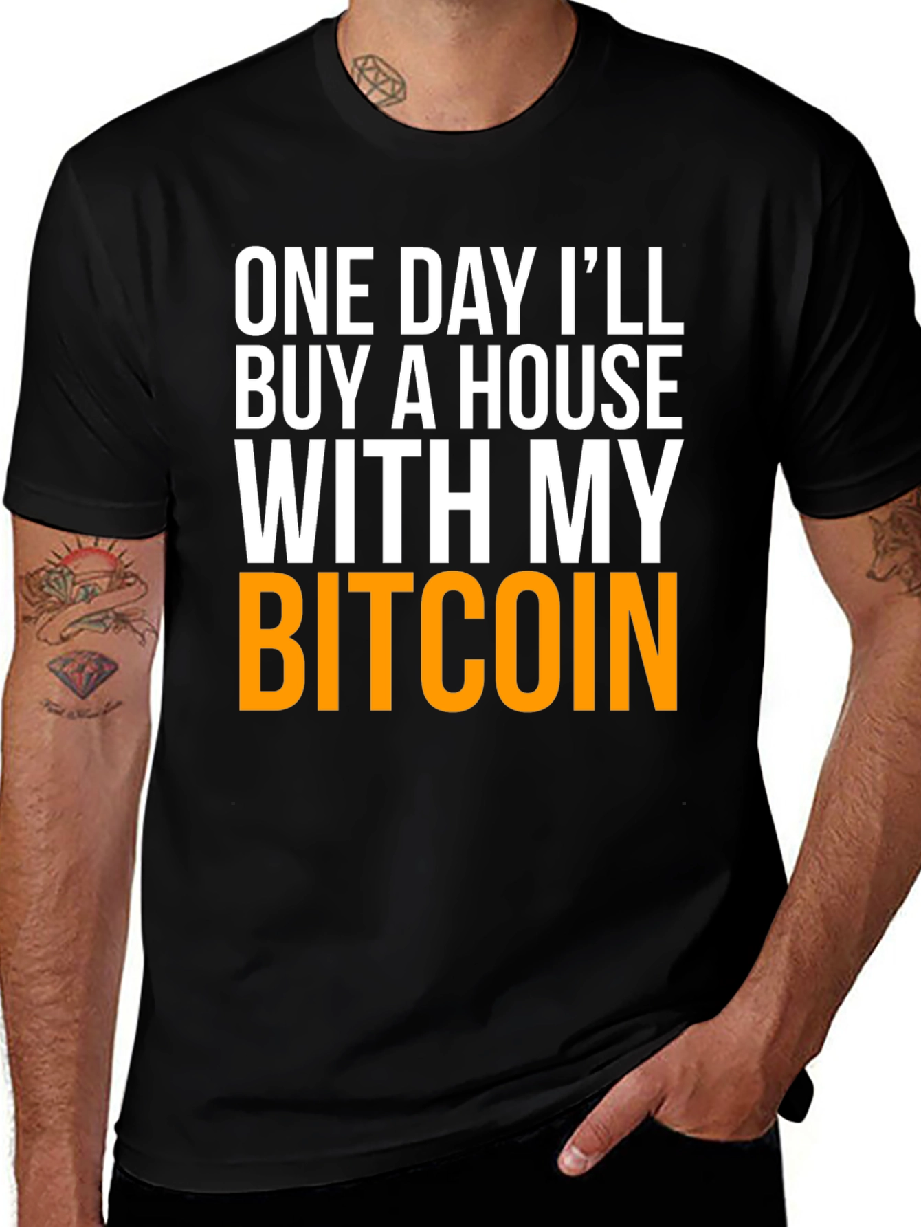 Bitcoin House T-Shirt - Crypto Investor Tee