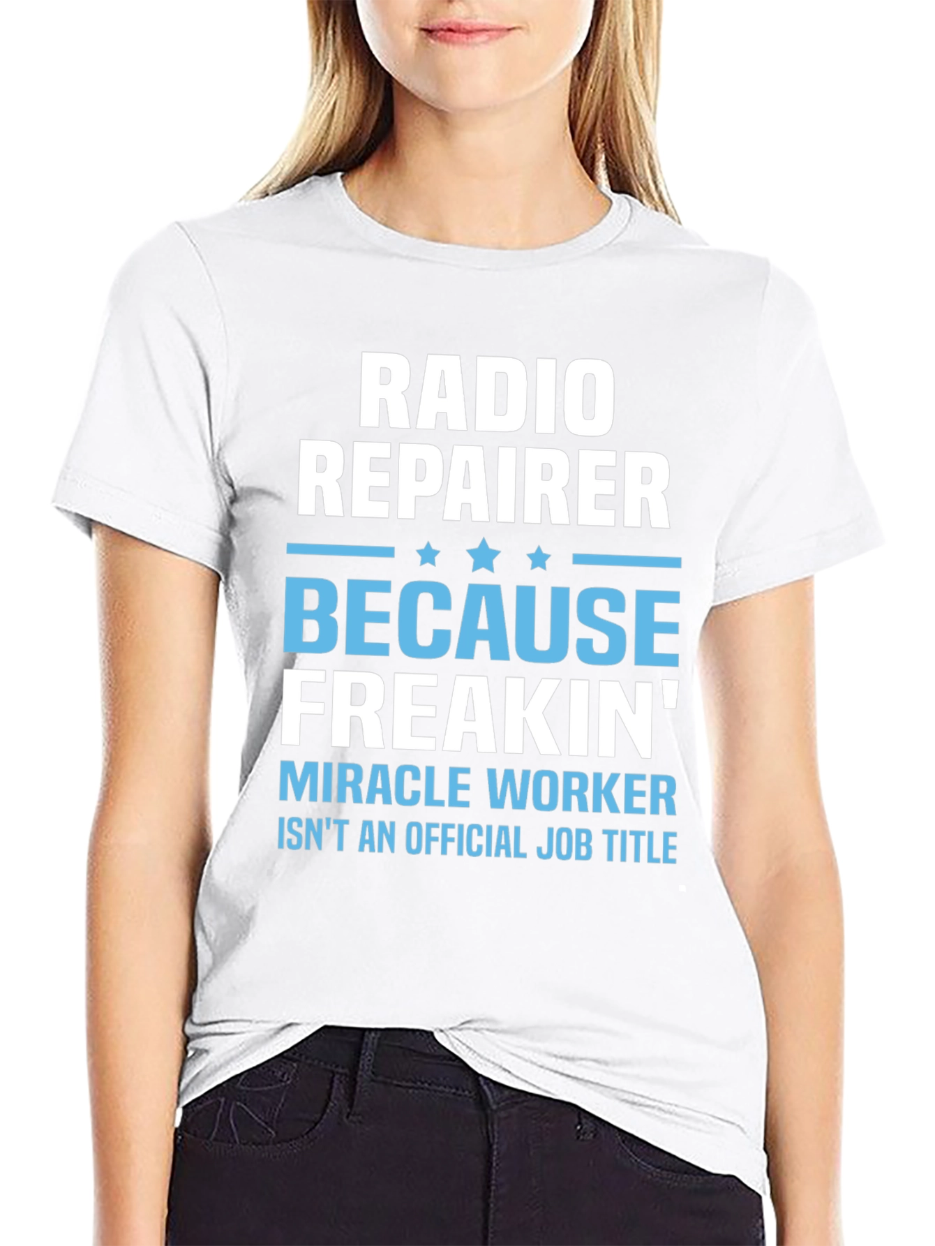 Radio Repairer Job Title T-Shirt