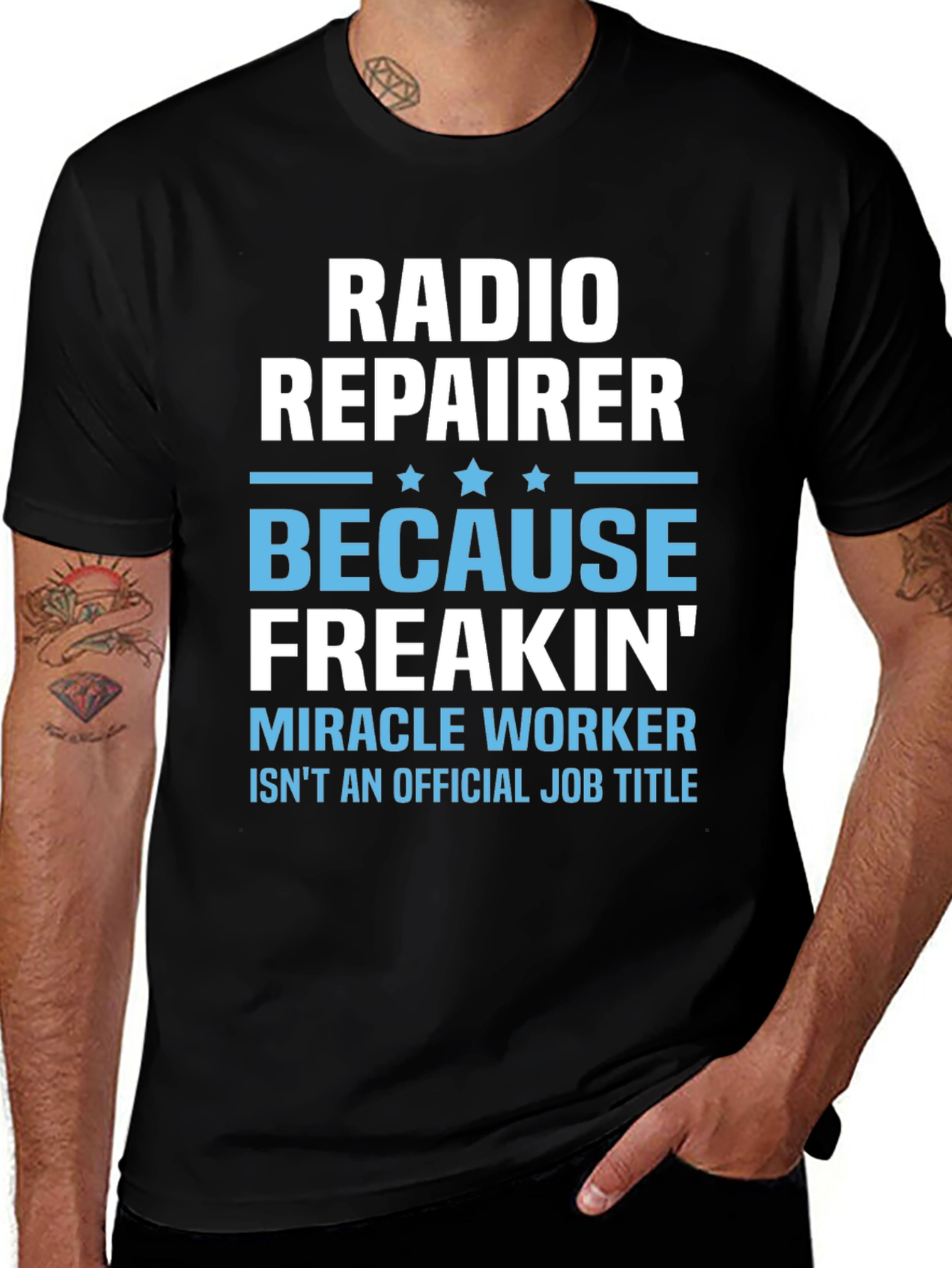 Radio Repairer Job Title T-Shirt