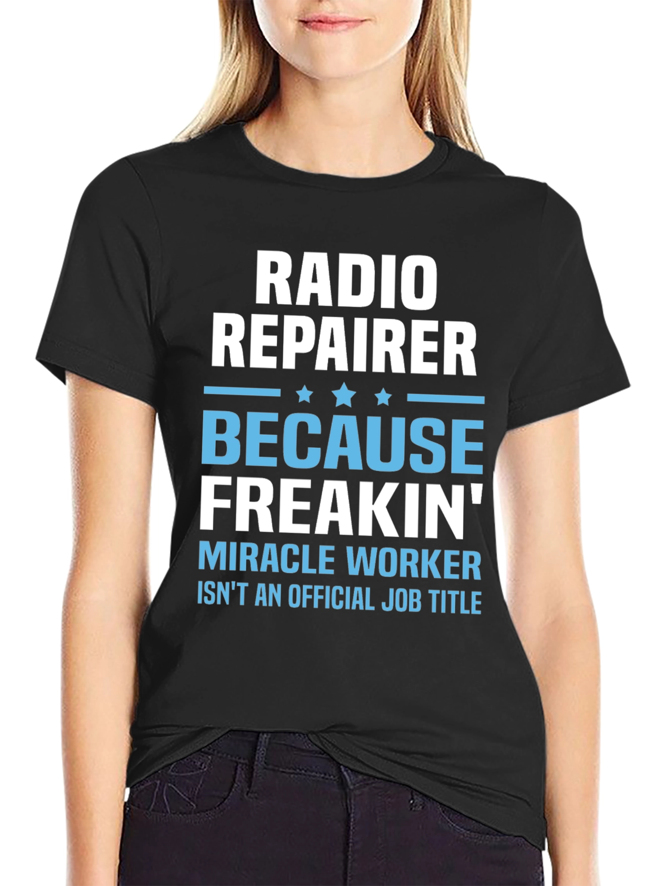 Radio Repairer Job Title T-Shirt