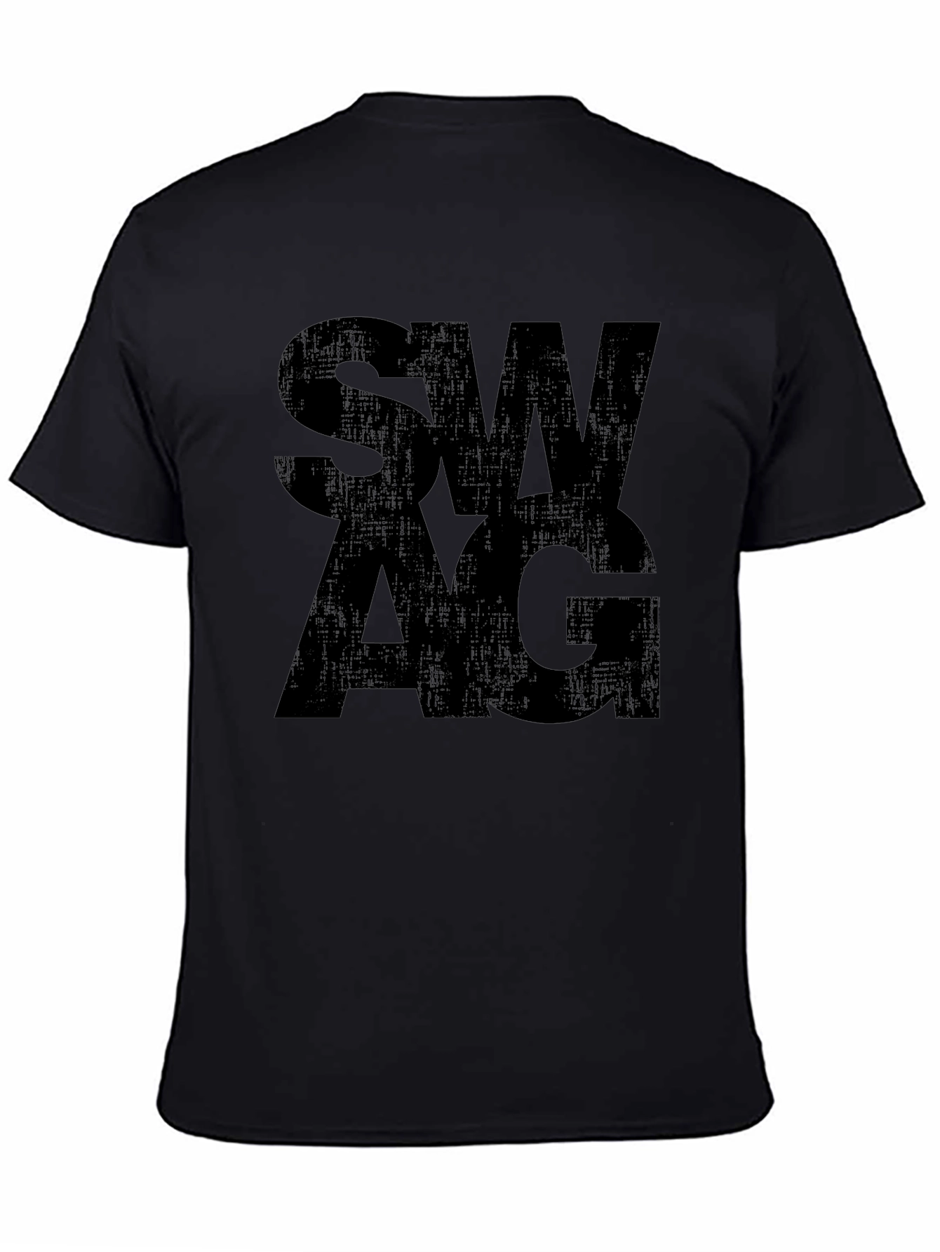 Black Swag Graphic Tee | Mens Casual T-Shirt