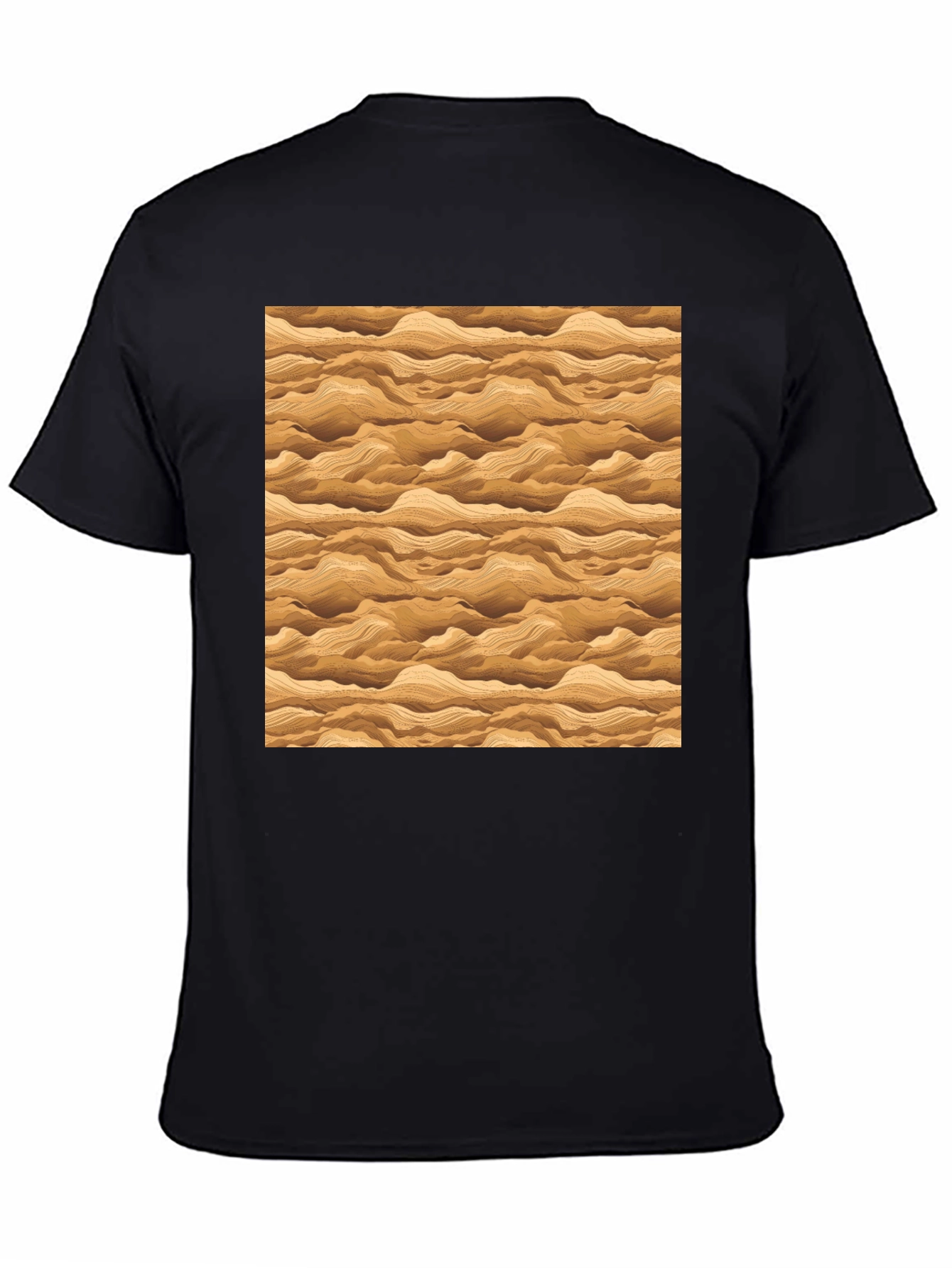 Wavy Sand Pattern T-Shirt