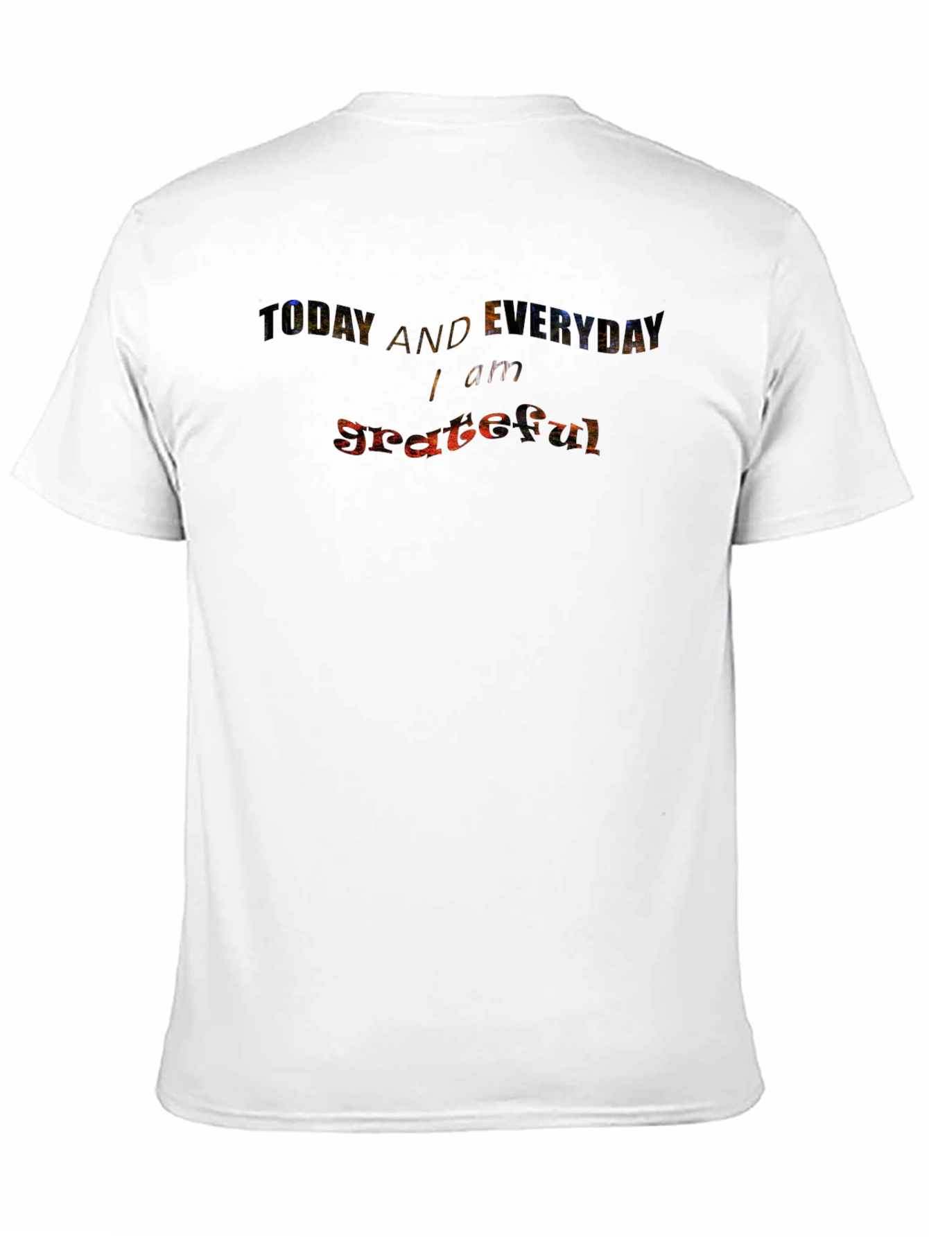 Grateful Everyday Graphic Black Tee