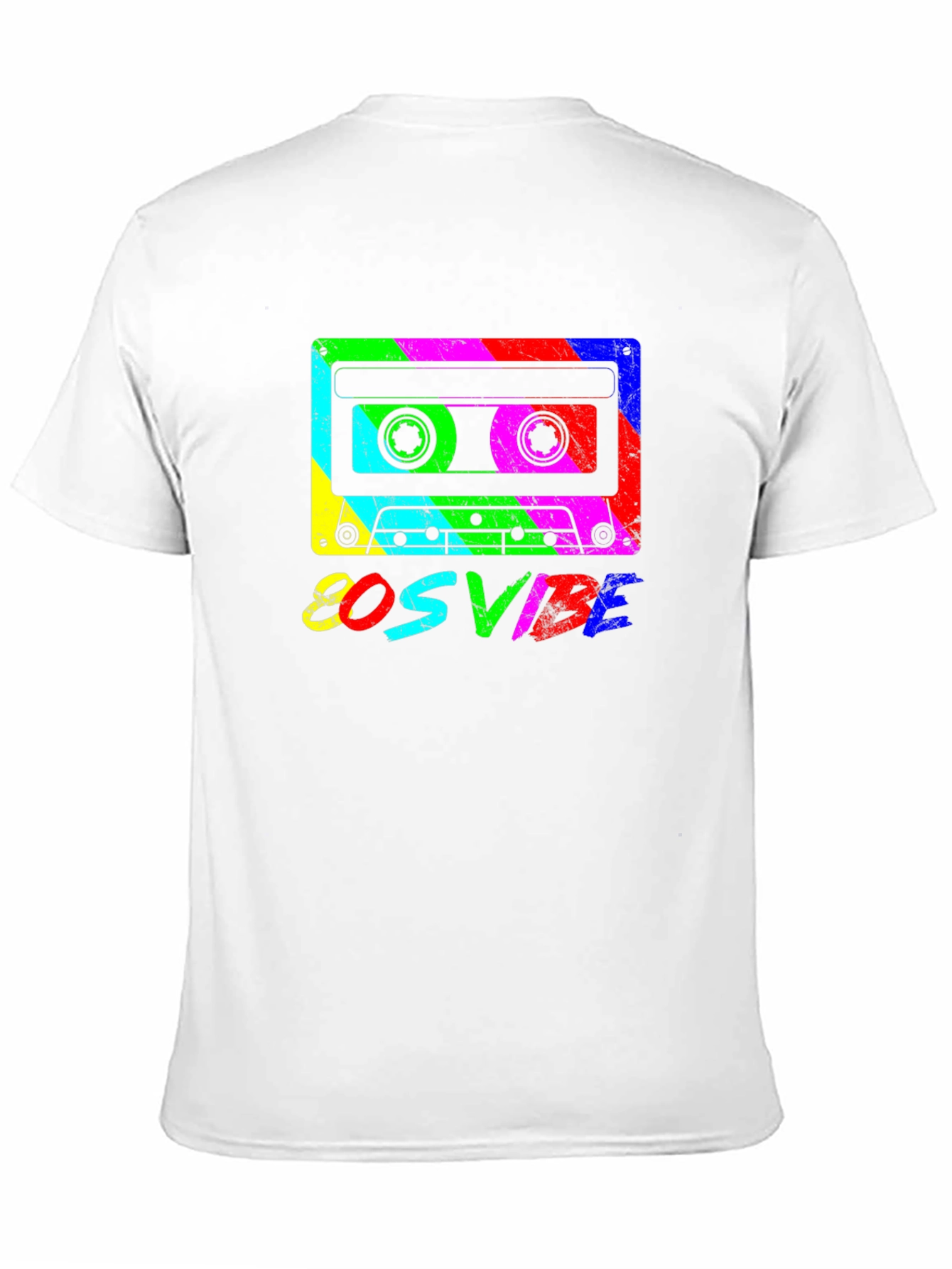 Retro 80s Vibe Cassette Tape Graphic Tee
