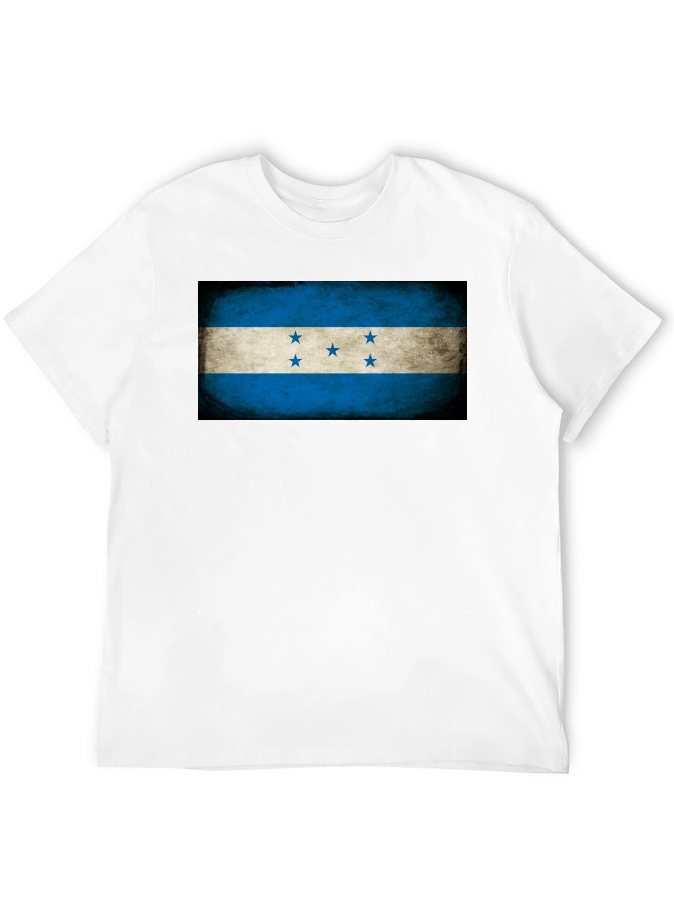 Honduras Flag T-Shirt - Distressed Graphic Tee
