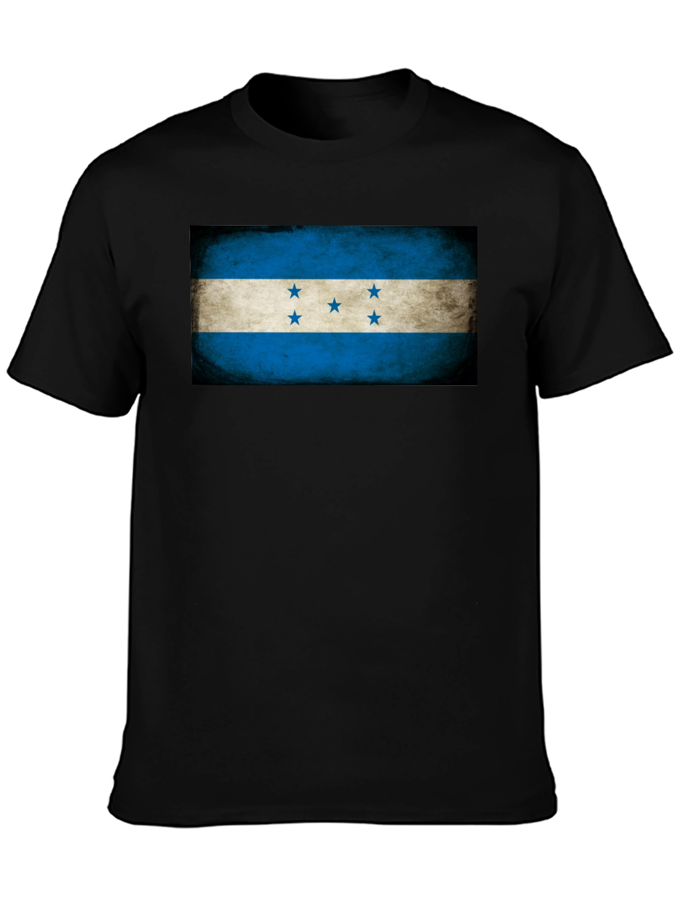 Honduras Flag T-Shirt - Distressed Graphic Tee