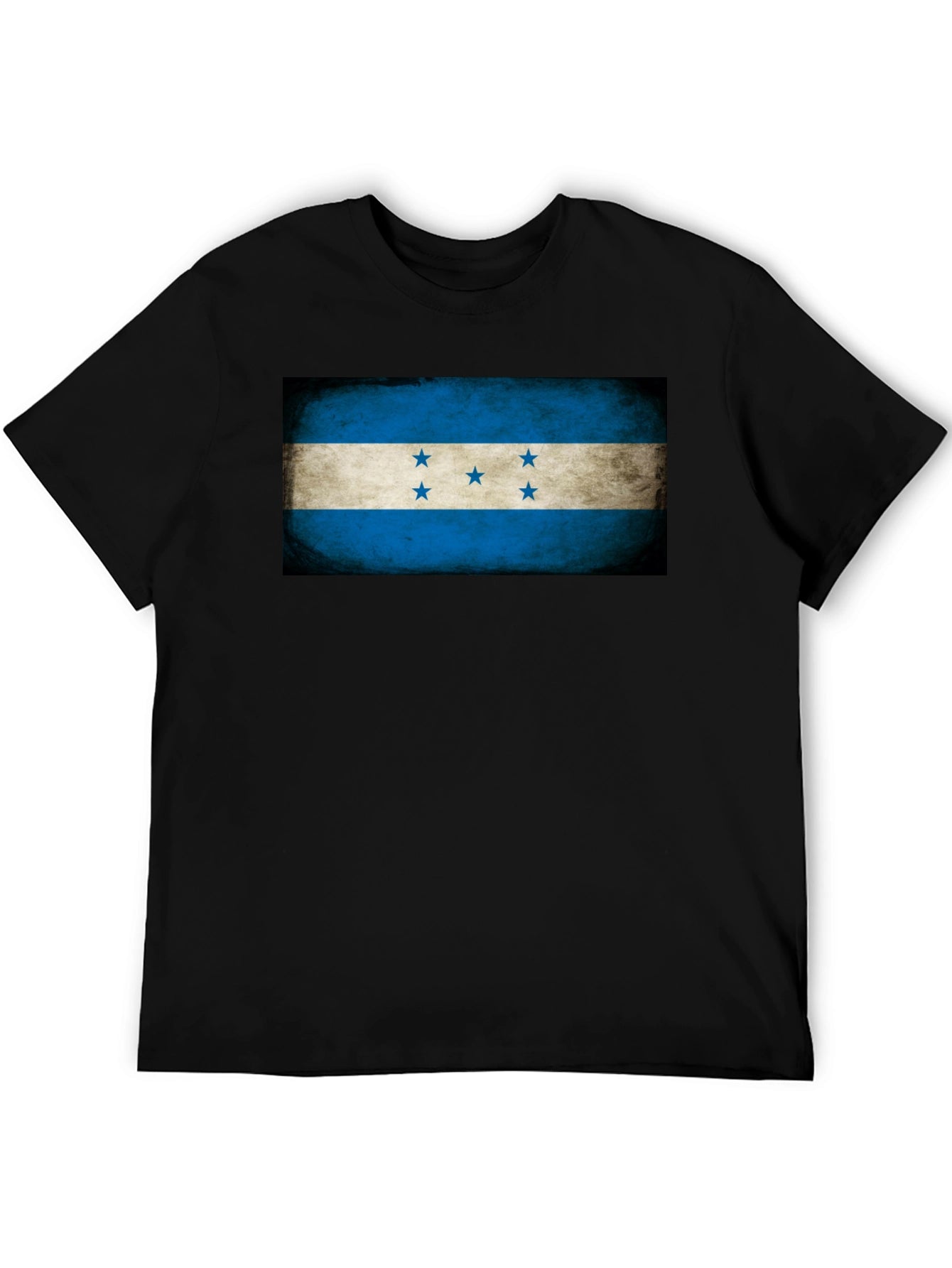 Honduras Flag T-Shirt - Distressed Graphic Tee