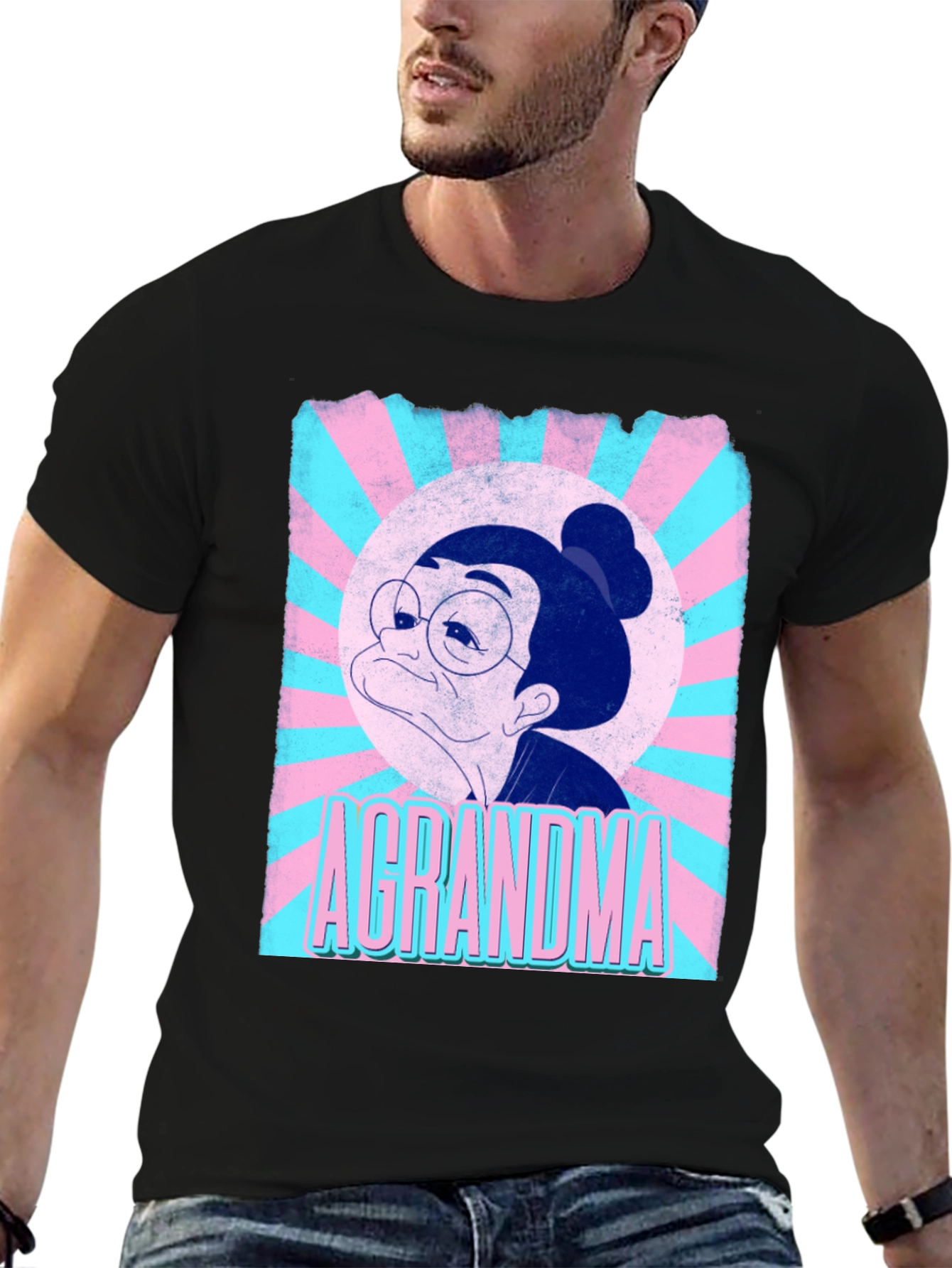 A GRANDMA T-Shirt - Funny Cartoon Graphic Tee
