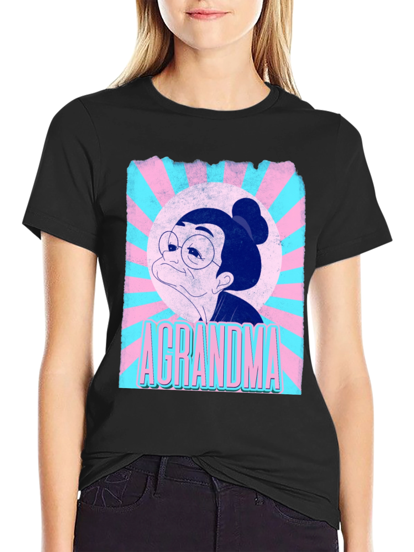 A GRANDMA T-Shirt - Funny Cartoon Graphic Tee