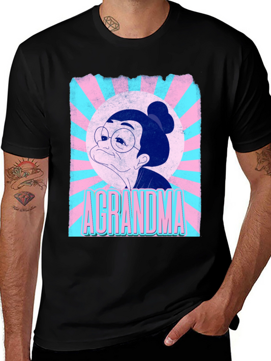 A GRANDMA T-Shirt - Funny Cartoon Graphic Tee