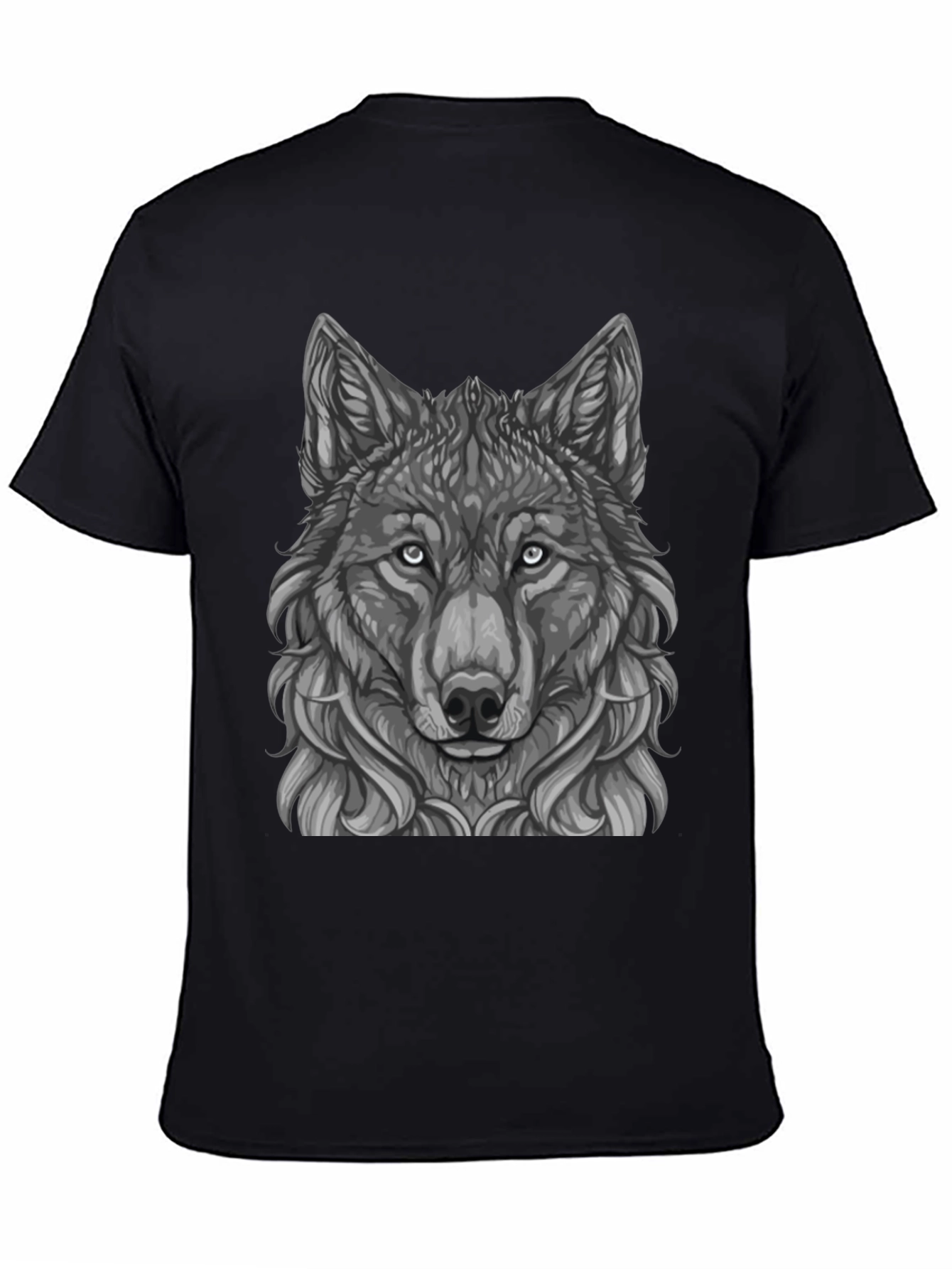 Wolf Graphic Black T-Shirt