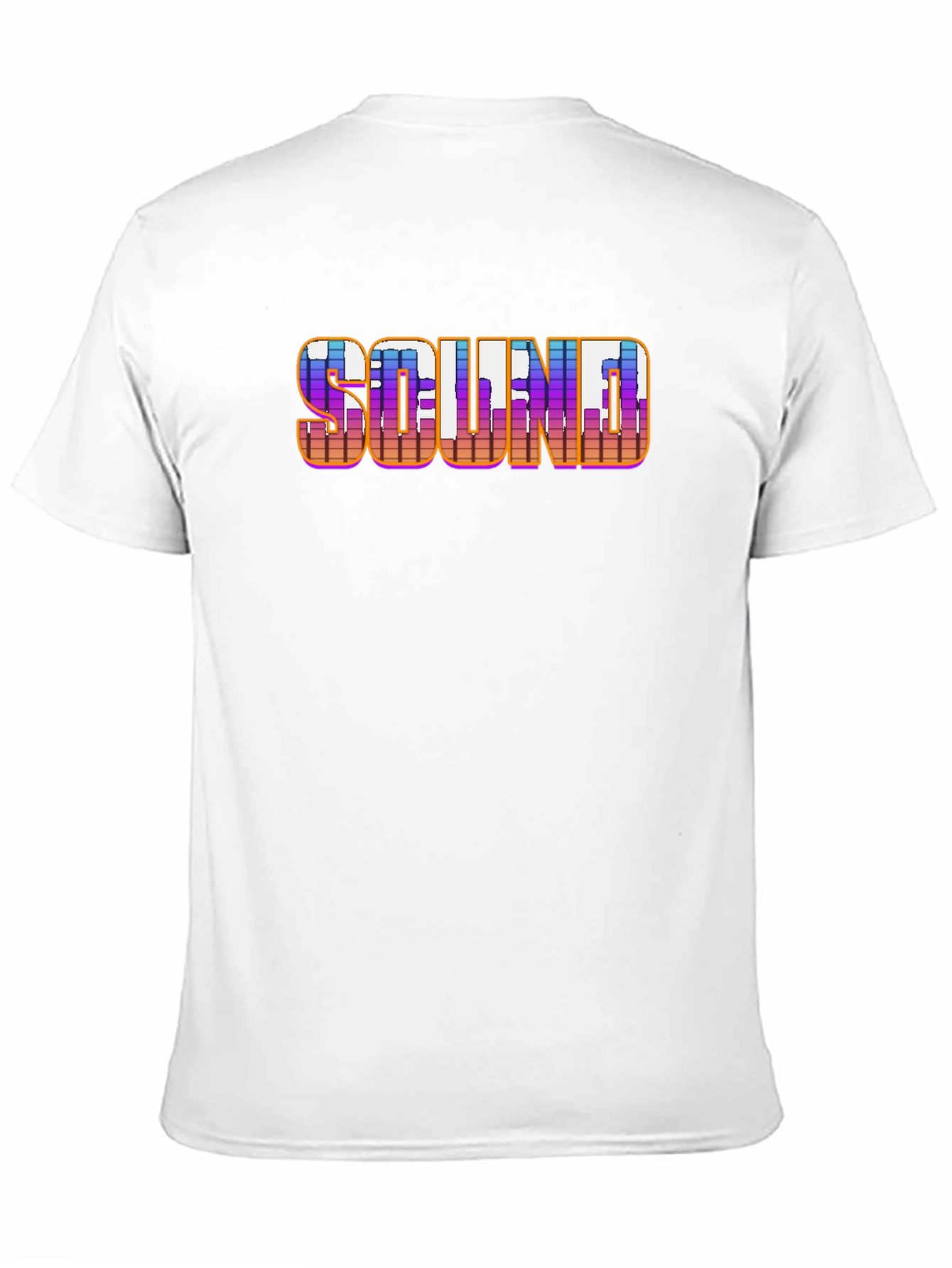 SOUND Graphic Print Black T-Shirt