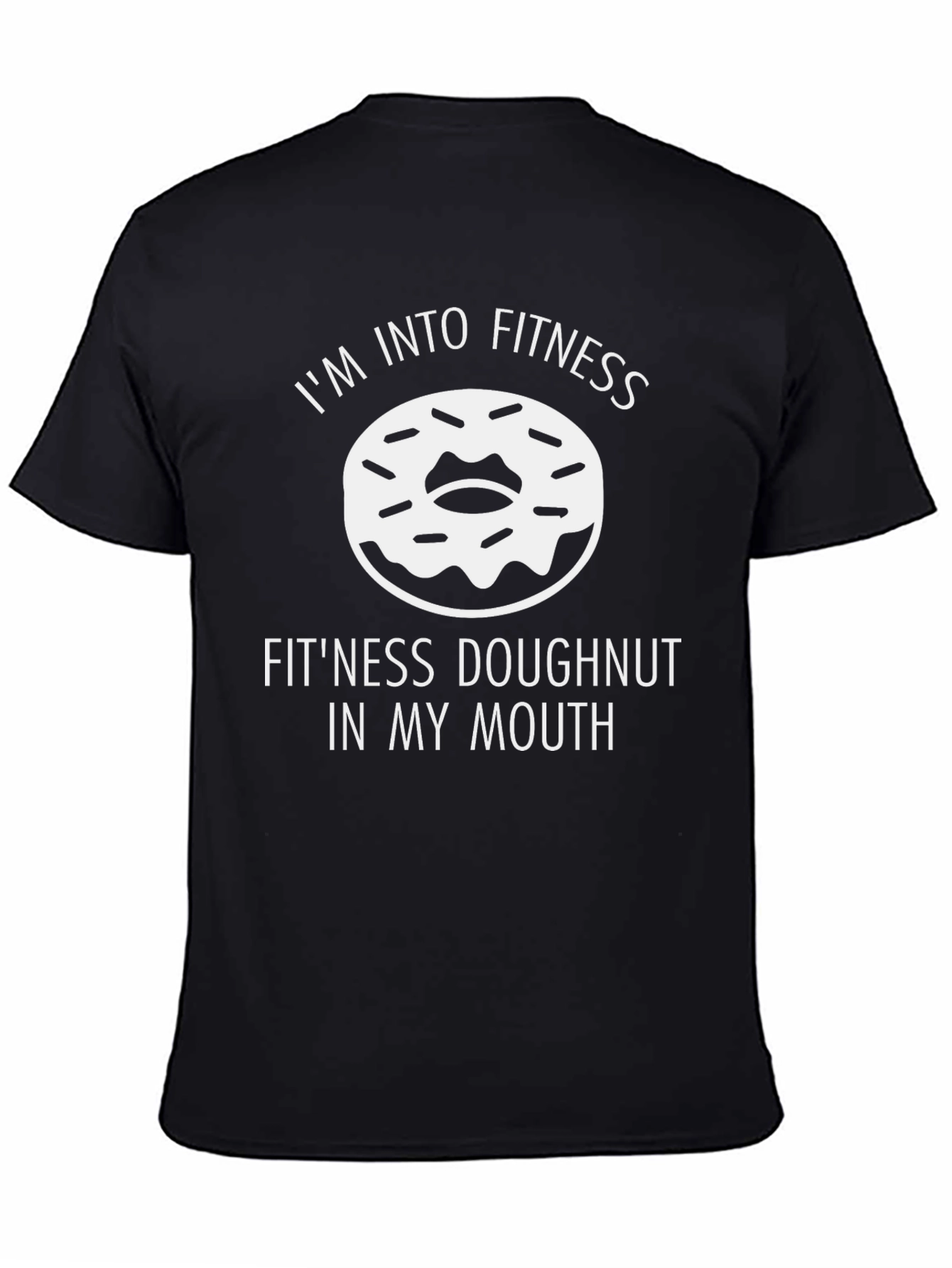 Fitness Doughnut T-Shirt - Funny Workout Tee