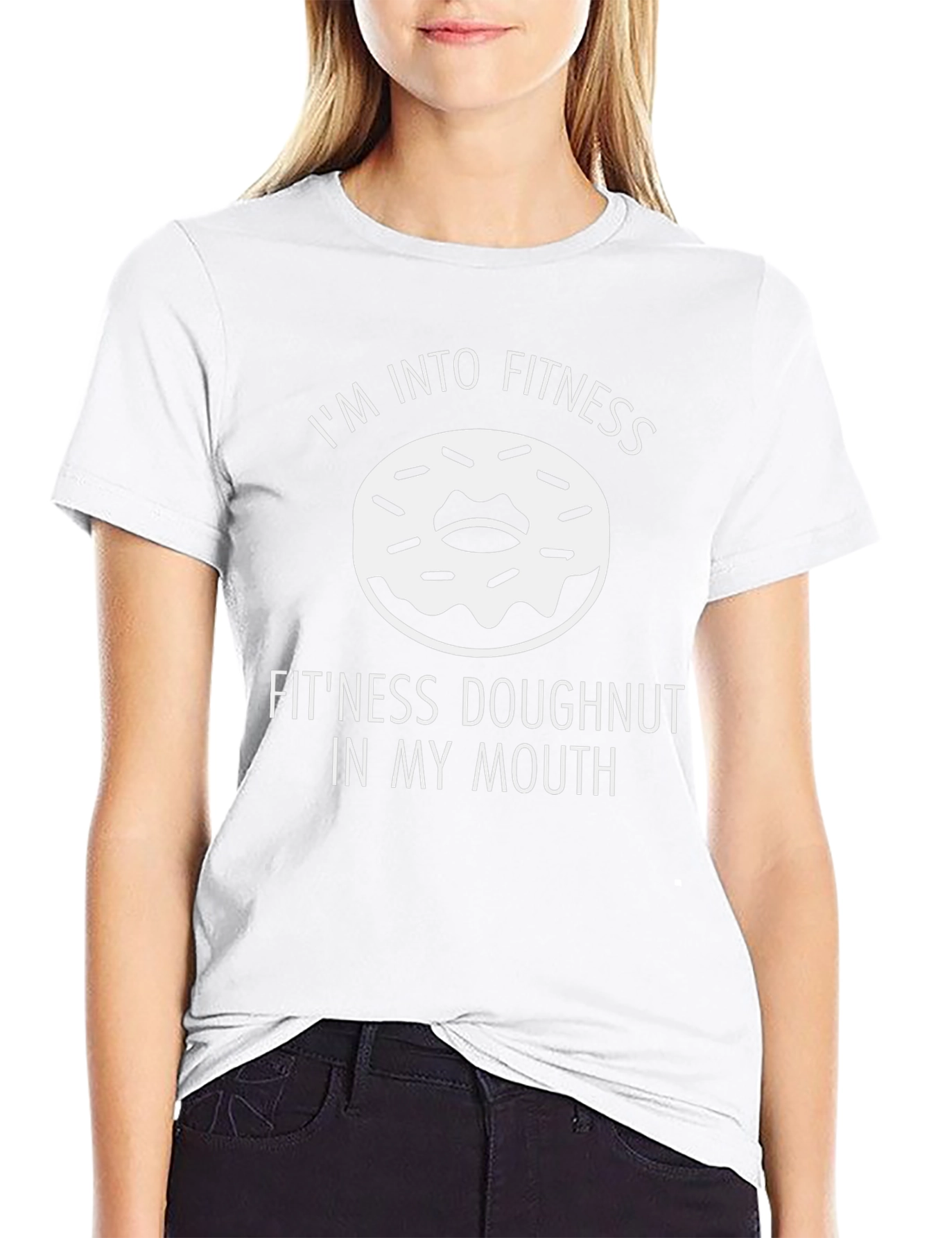 Fitness Doughnut T-Shirt - Funny Workout Tee