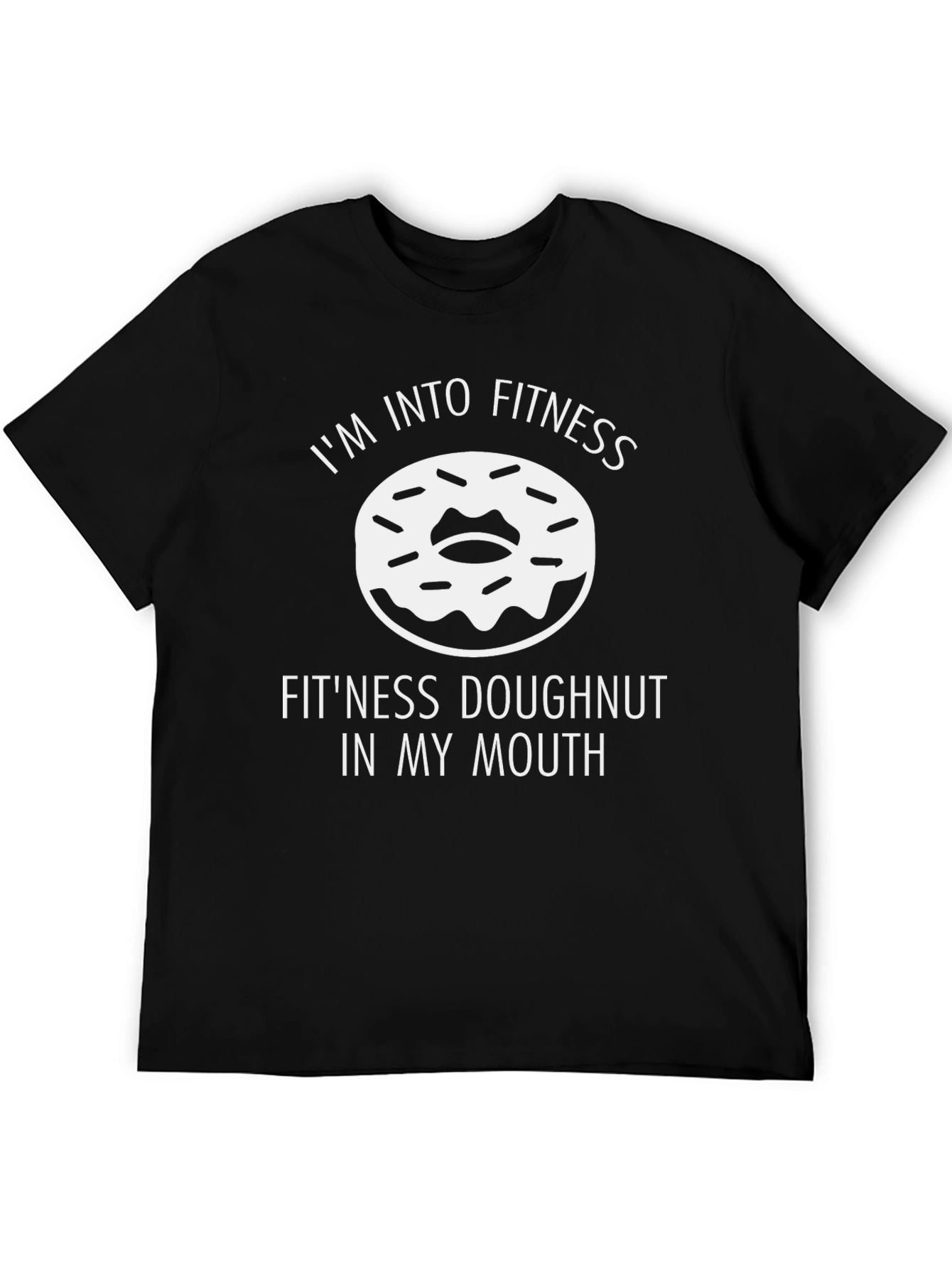Fitness Doughnut T-Shirt - Funny Workout Tee