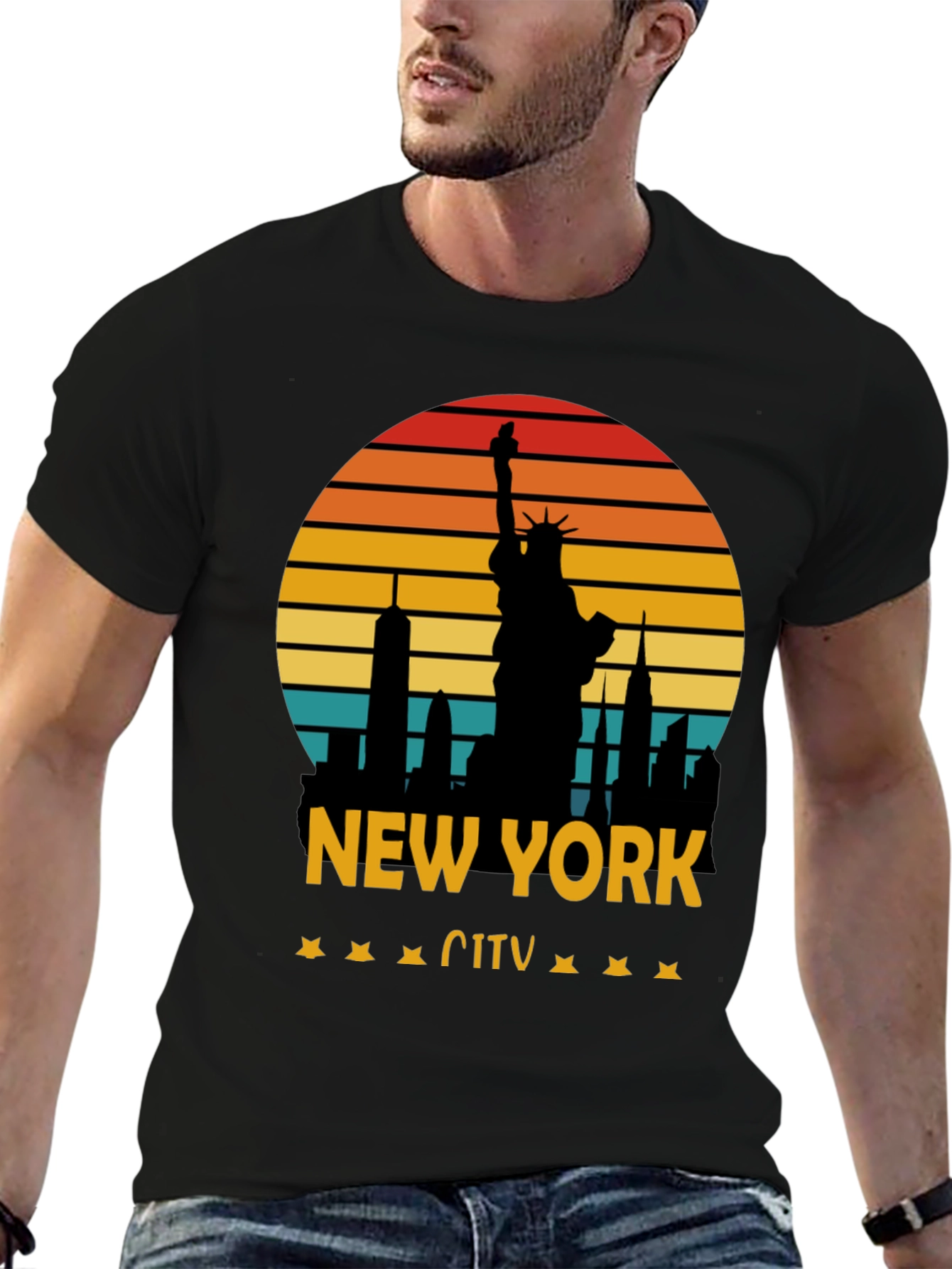 New York City Sunset Graphic Tee