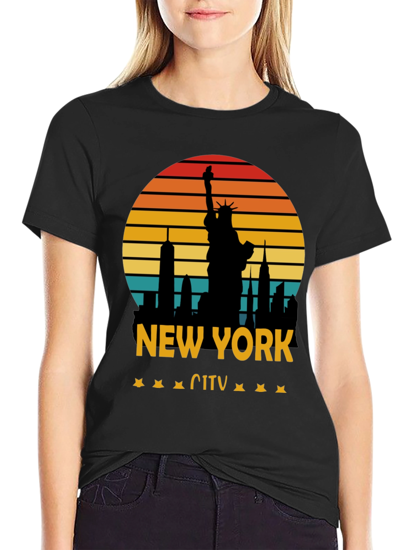 New York City Sunset Graphic Tee