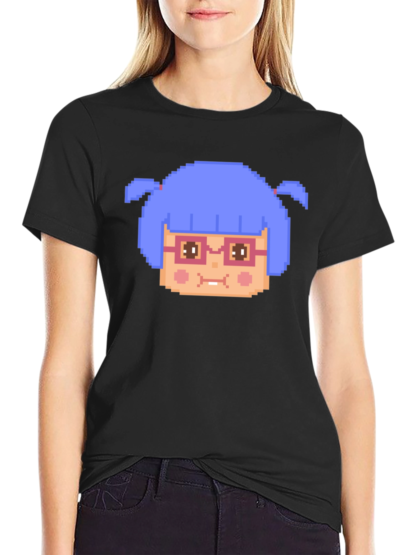 Pixel Art Girl T-Shirt - Funny Retro Gaming Tee