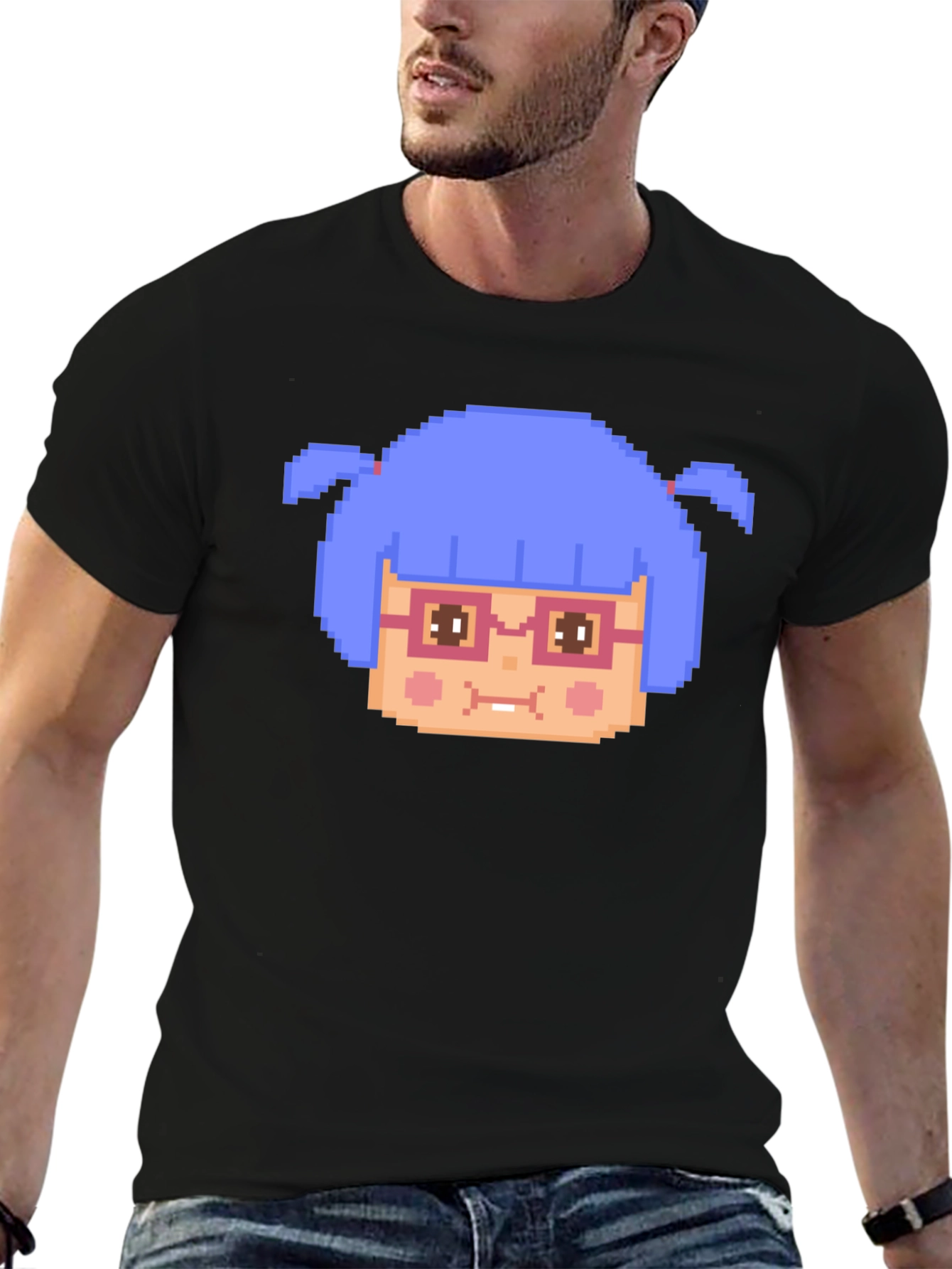 Pixel Art Girl T-Shirt - Funny Retro Gaming Tee