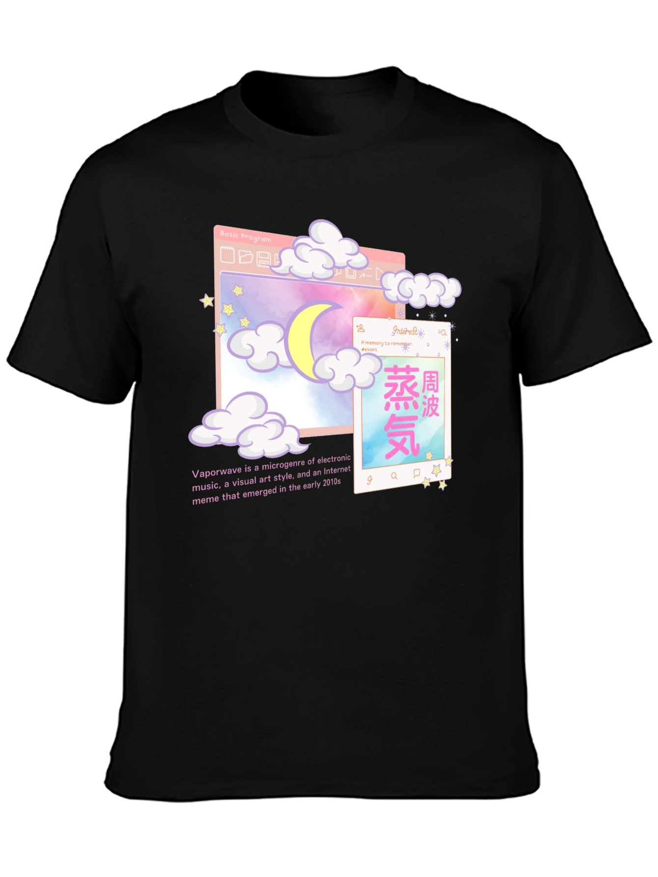 Vaporwave Aesthetic Graphic T-Shirt