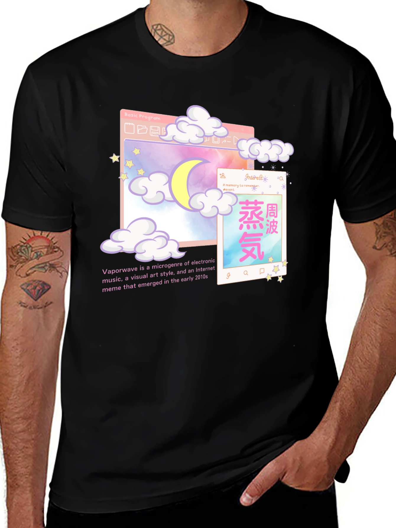 Vaporwave Aesthetic Graphic T-Shirt
