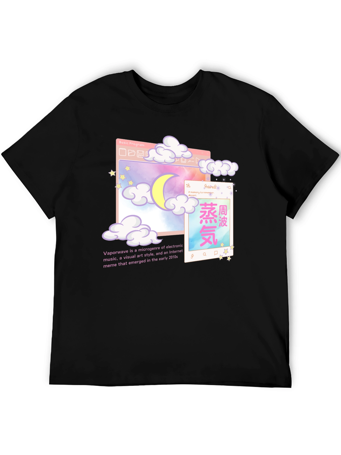 Vaporwave Aesthetic Graphic T-Shirt