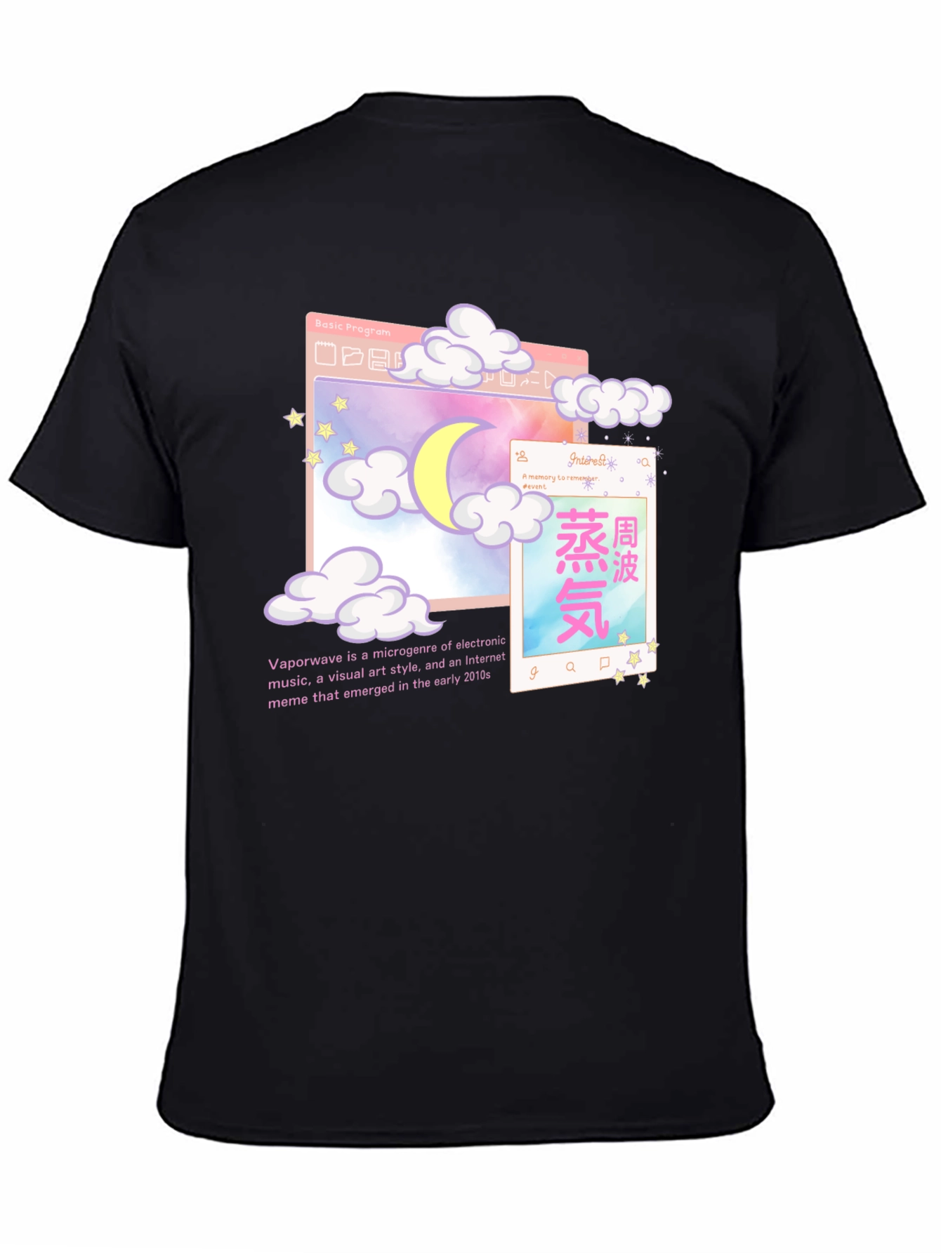 Vaporwave Aesthetic Graphic T-Shirt