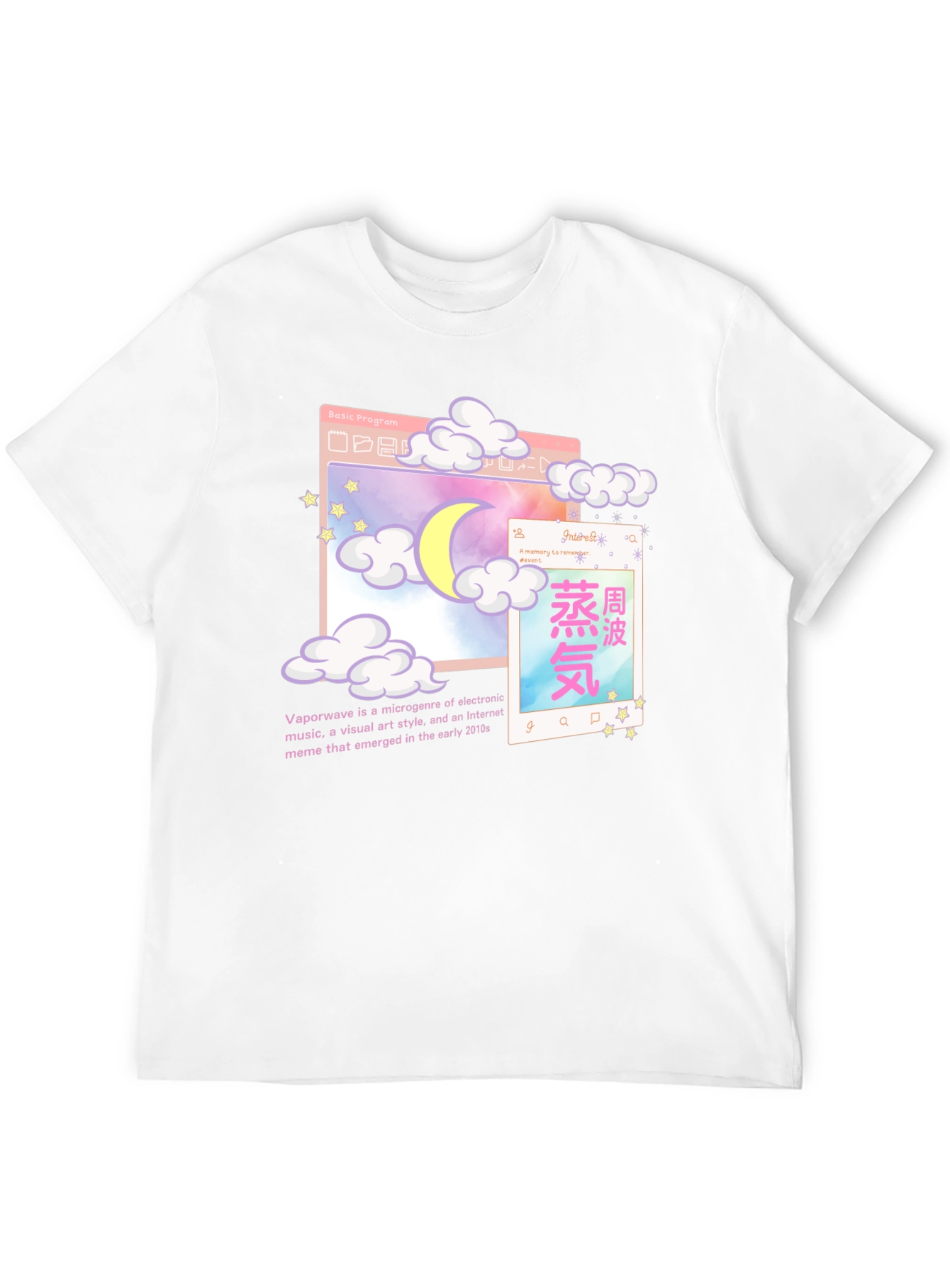 Vaporwave Aesthetic Graphic T-Shirt