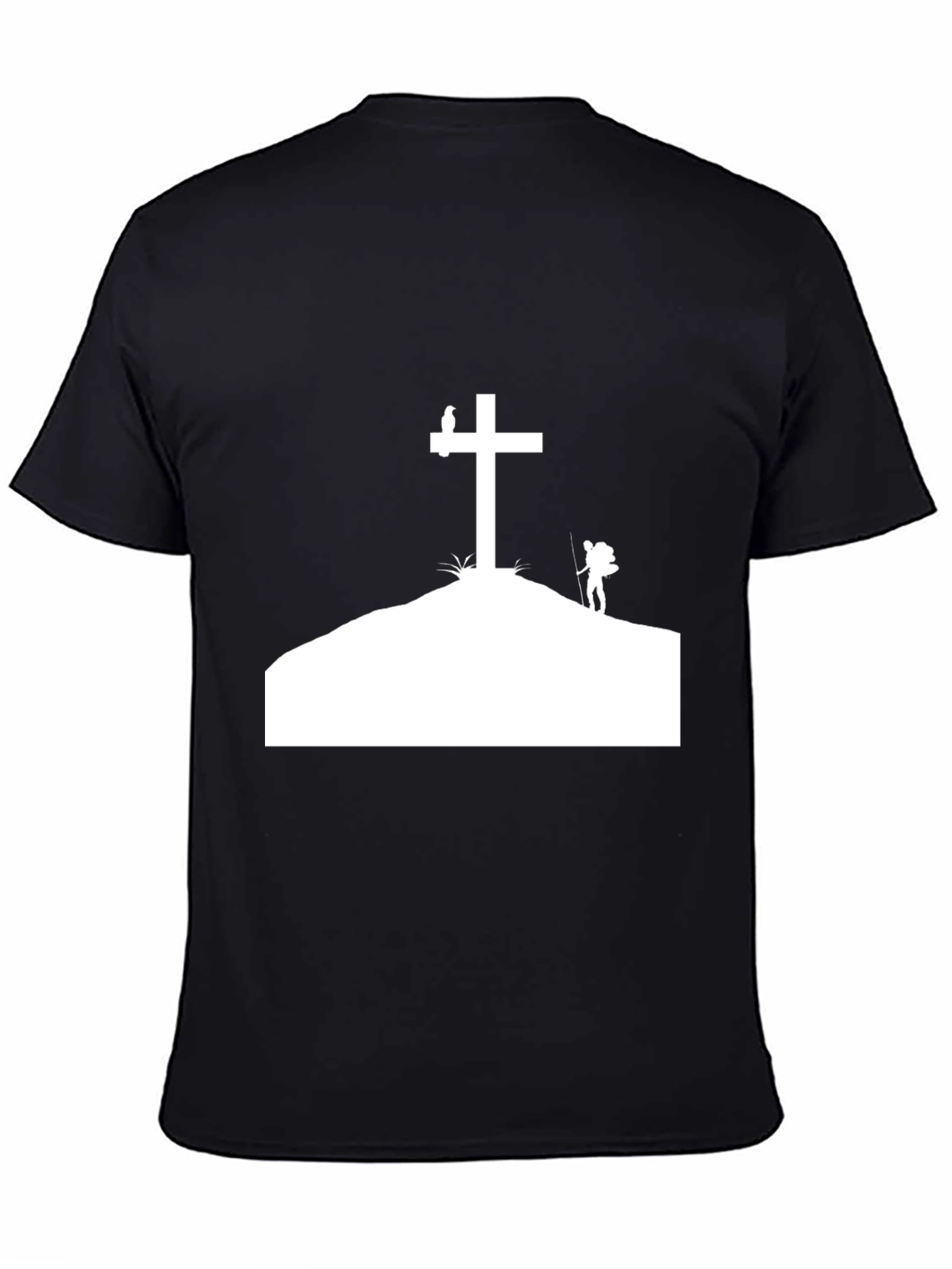 Cross & Climber Graphic Tee - Black