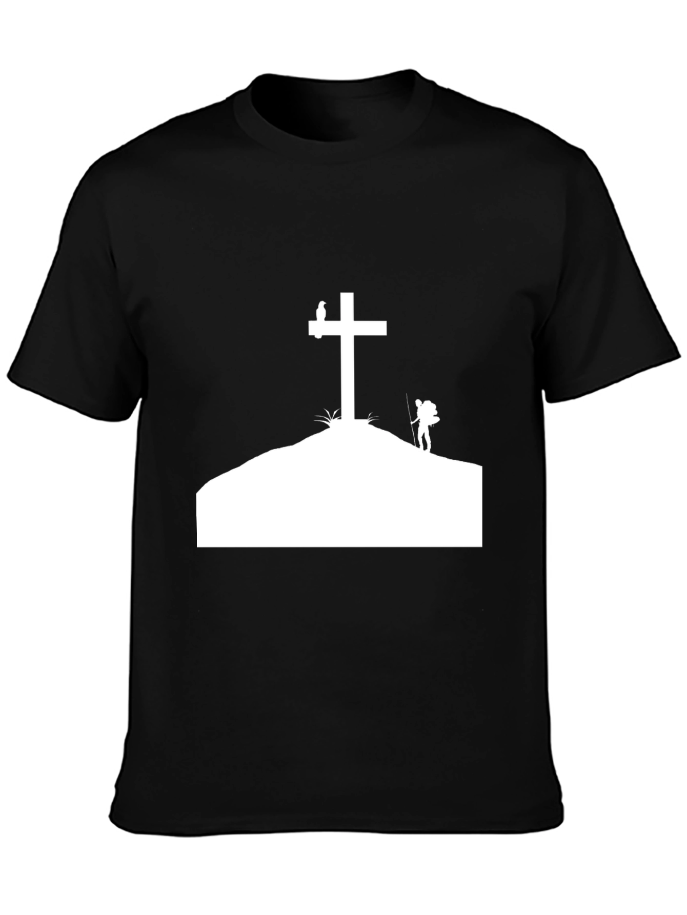 Cross & Climber Graphic Tee - Black