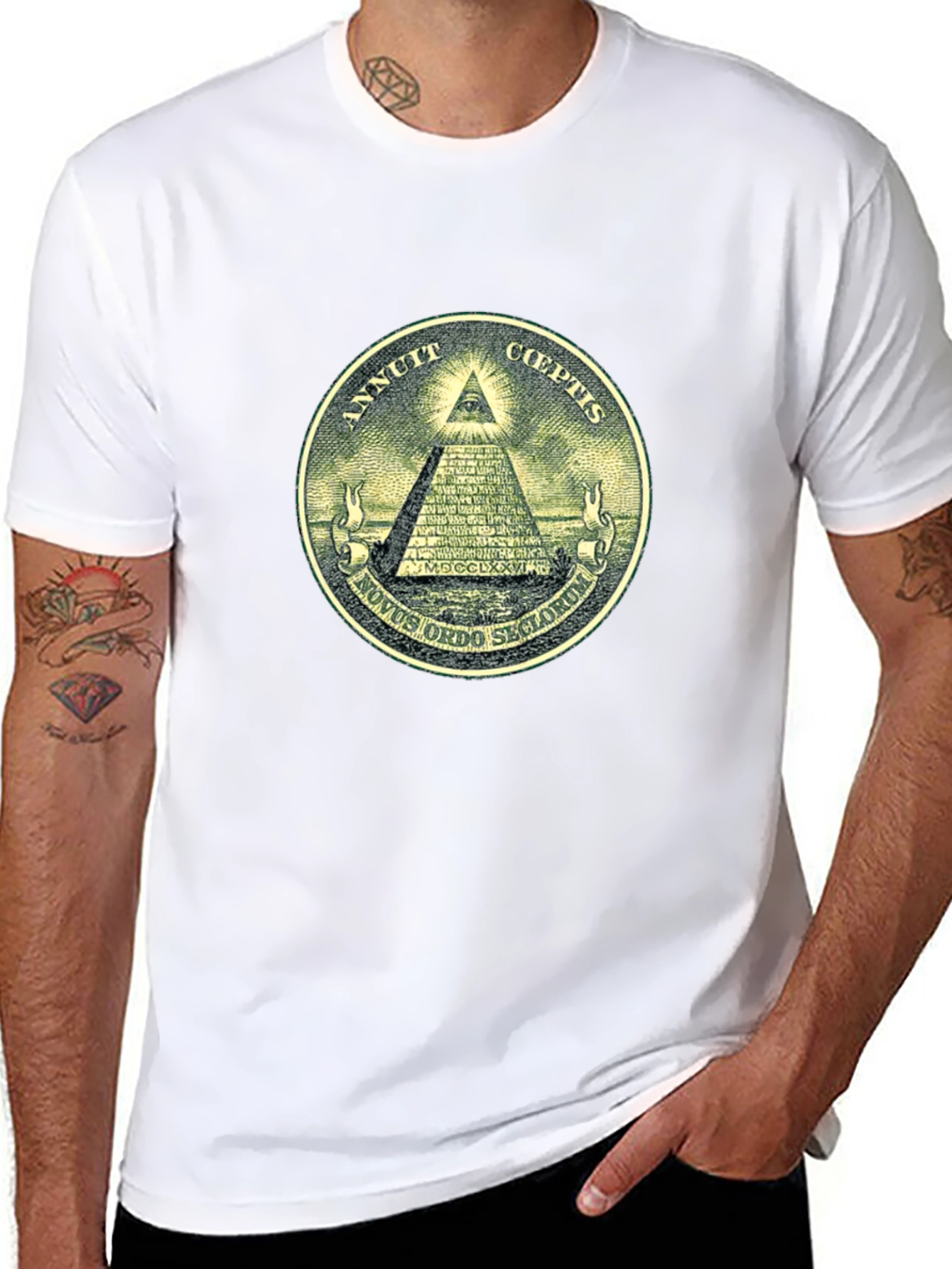All Seeing Eye Illuminati Graphic T-Shirt