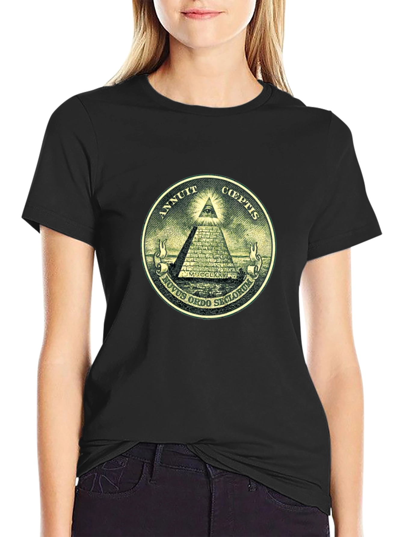 All Seeing Eye Illuminati Graphic T-Shirt
