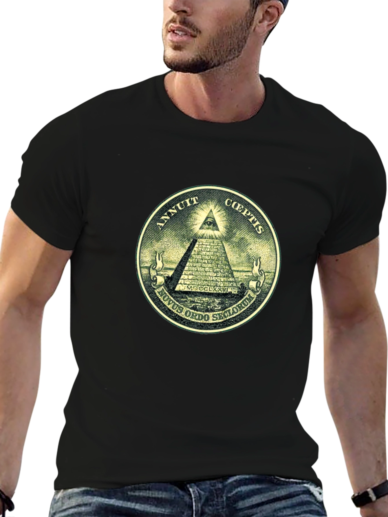 All Seeing Eye Illuminati Graphic T-Shirt