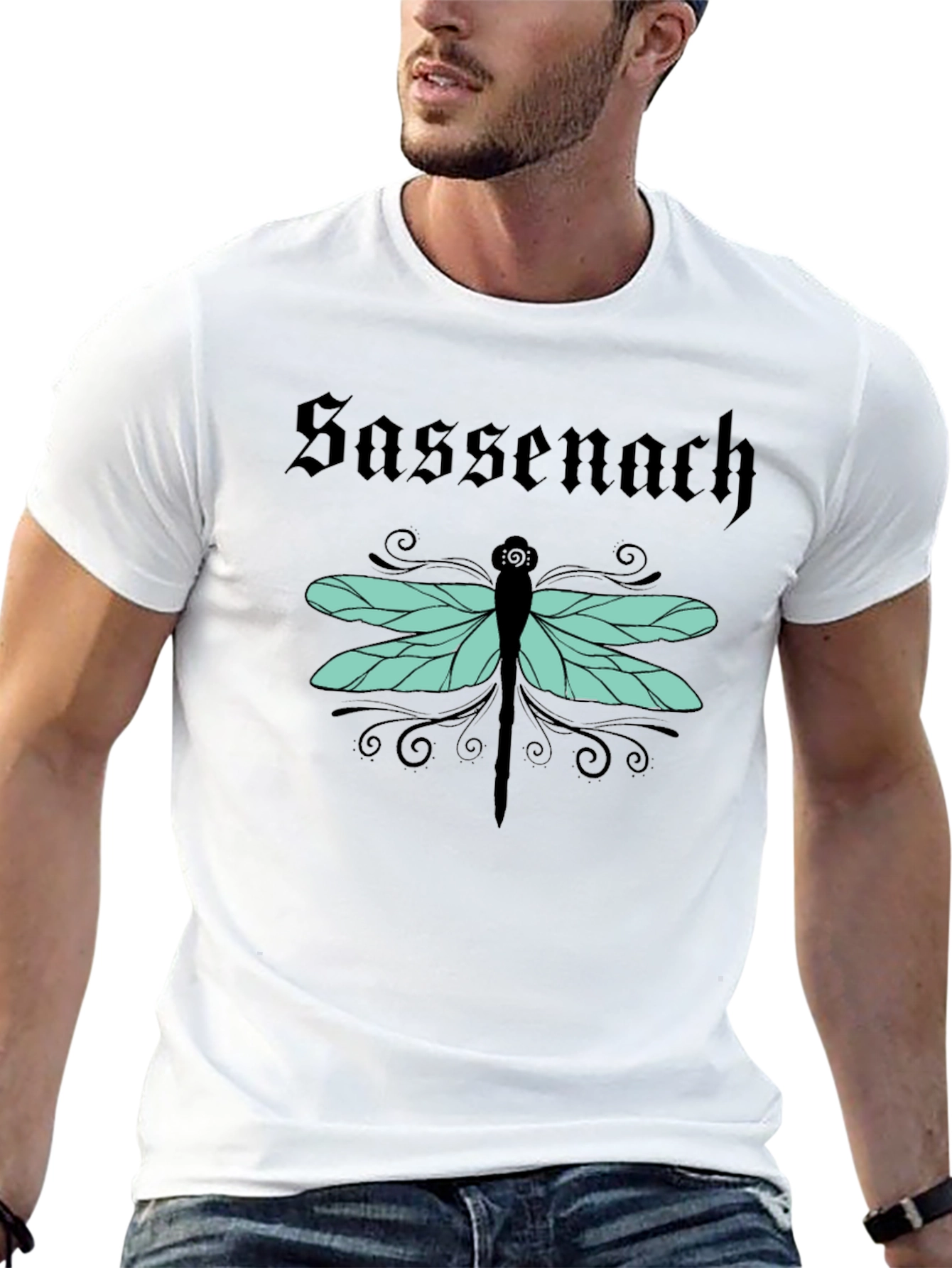 Sassenach Dragonfly Graphic T-Shirt