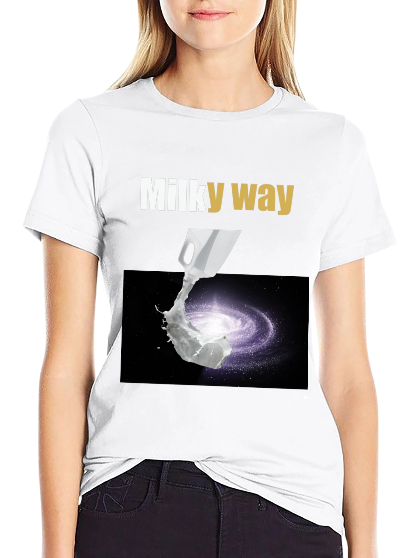 Milky Way Graphic T-Shirt - Space & Humor