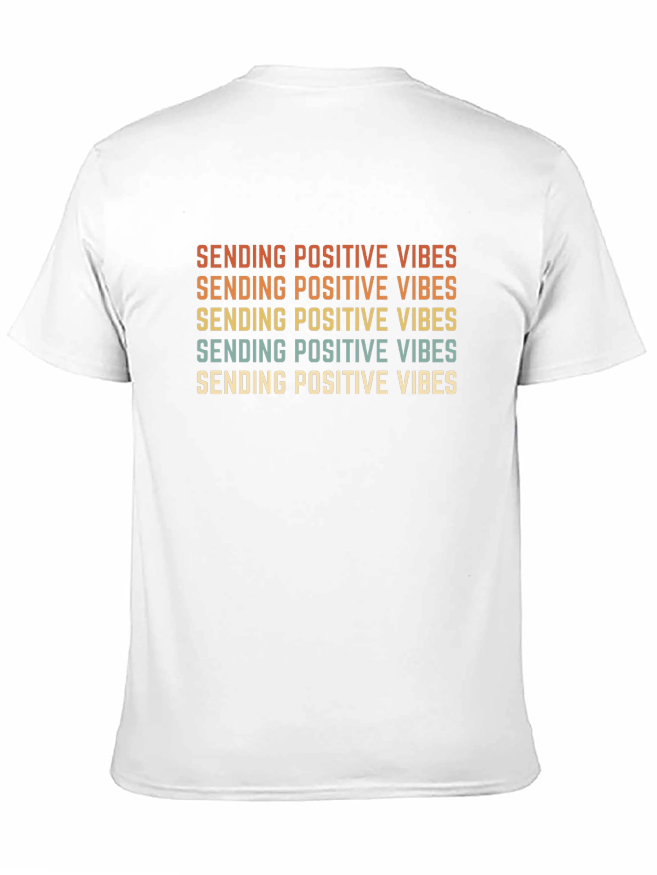 Positive Vibes Black Graphic T-Shirt