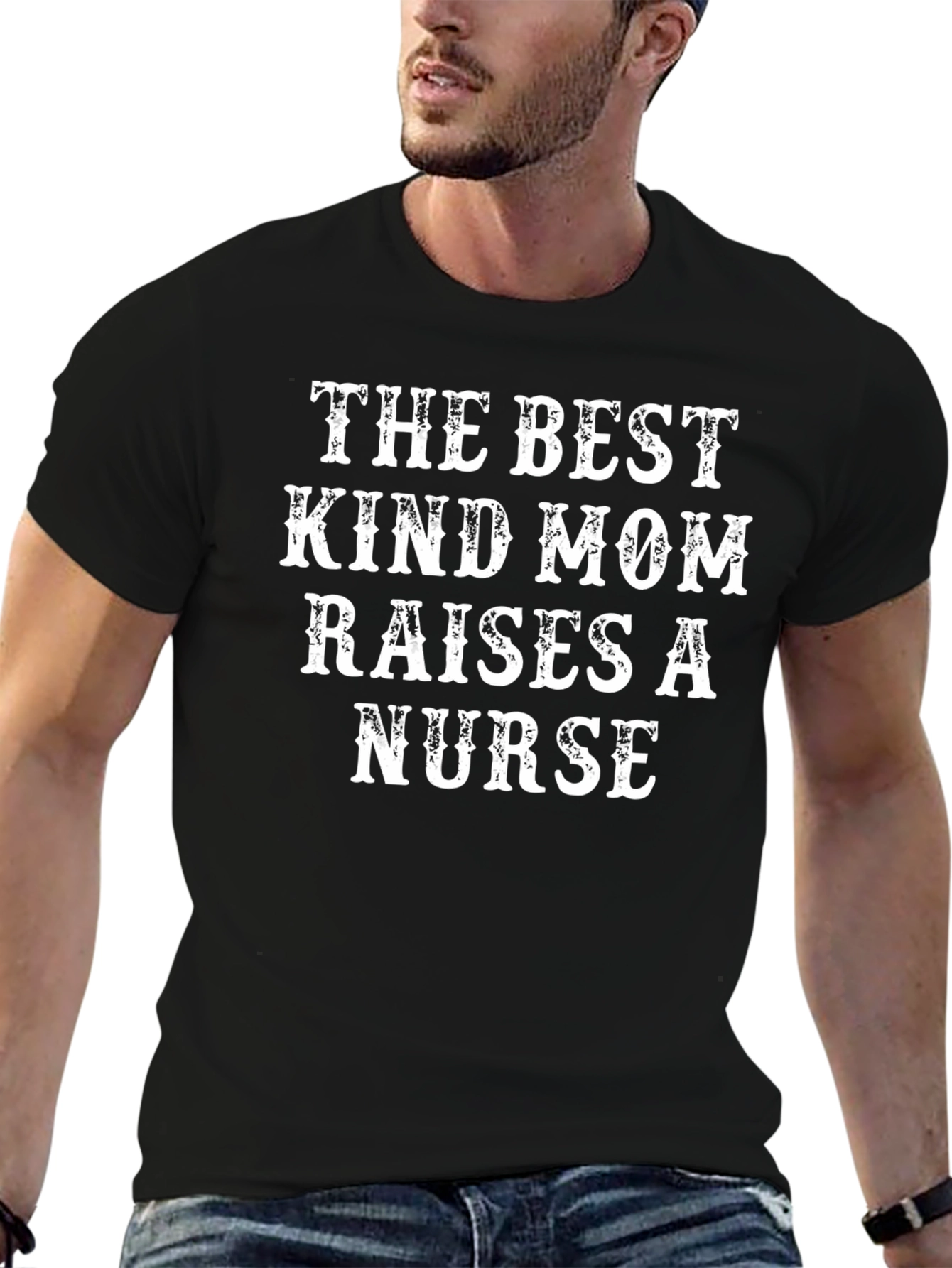Best Kind Mom Raises a Nurse Graphic T-Shirt