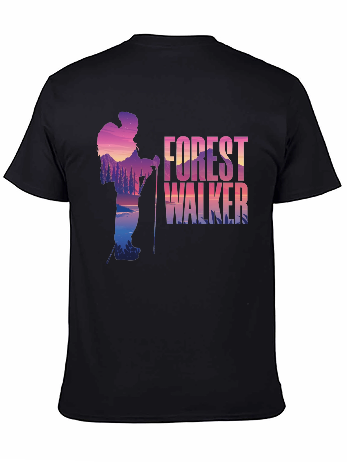 Forest Walker Graphic Tee - Nature Lovers T-Shirt