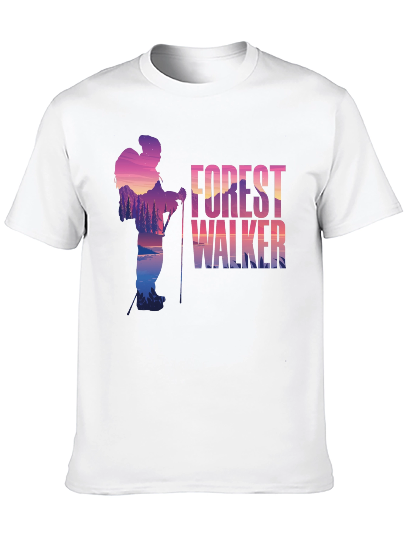Forest Walker Graphic Tee - Nature Lovers T-Shirt