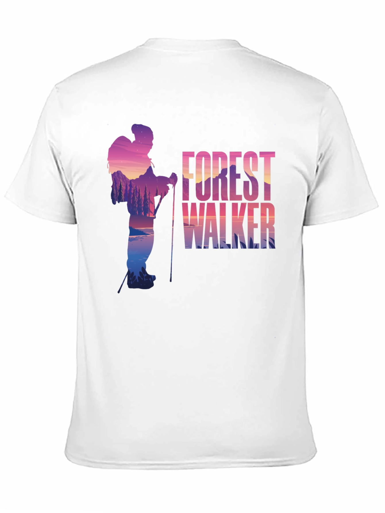 Forest Walker Graphic Tee - Nature Lovers T-Shirt