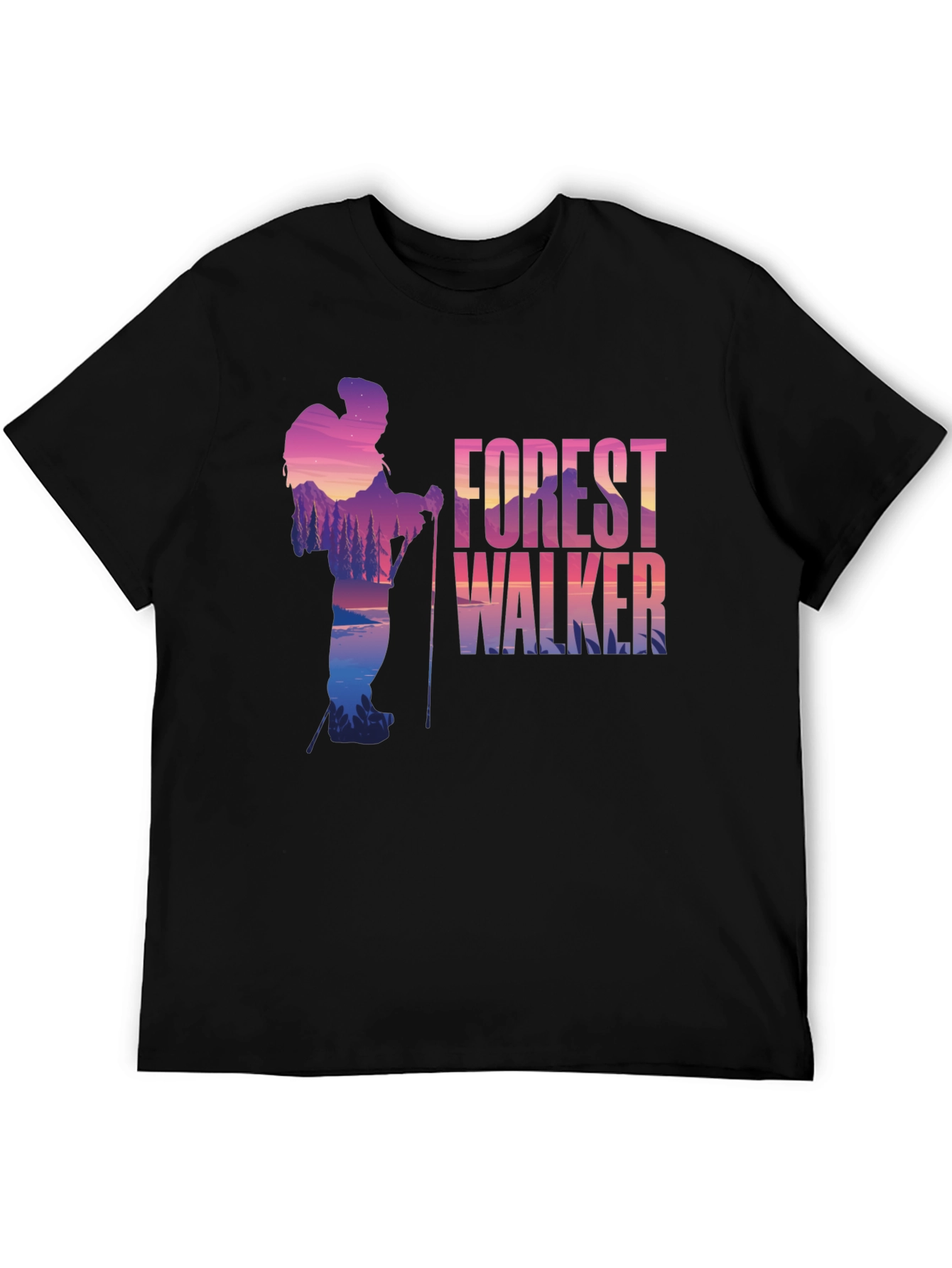 Forest Walker Graphic Tee - Nature Lovers T-Shirt