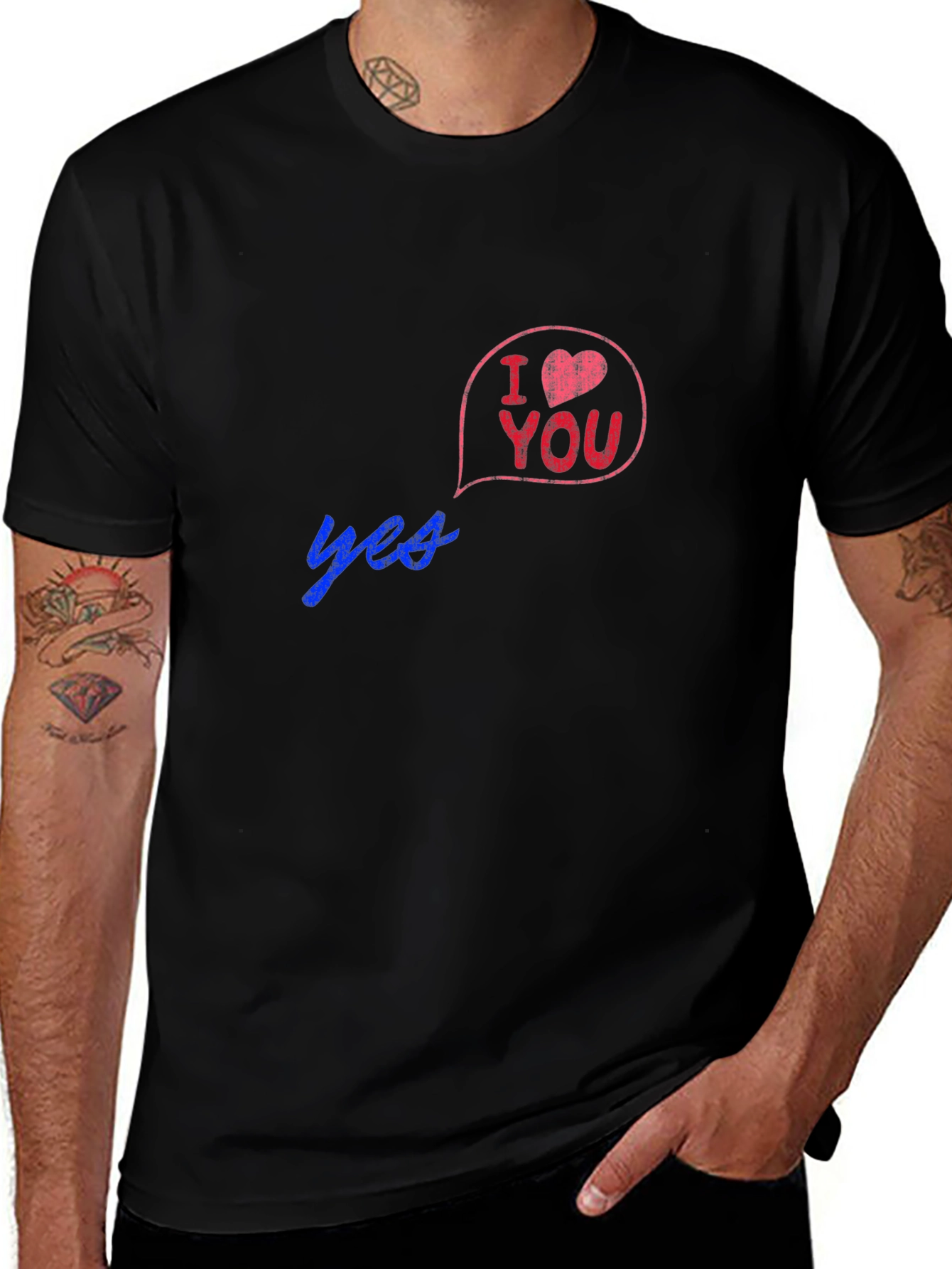 I Heart You Graphic Tee - Yes Design