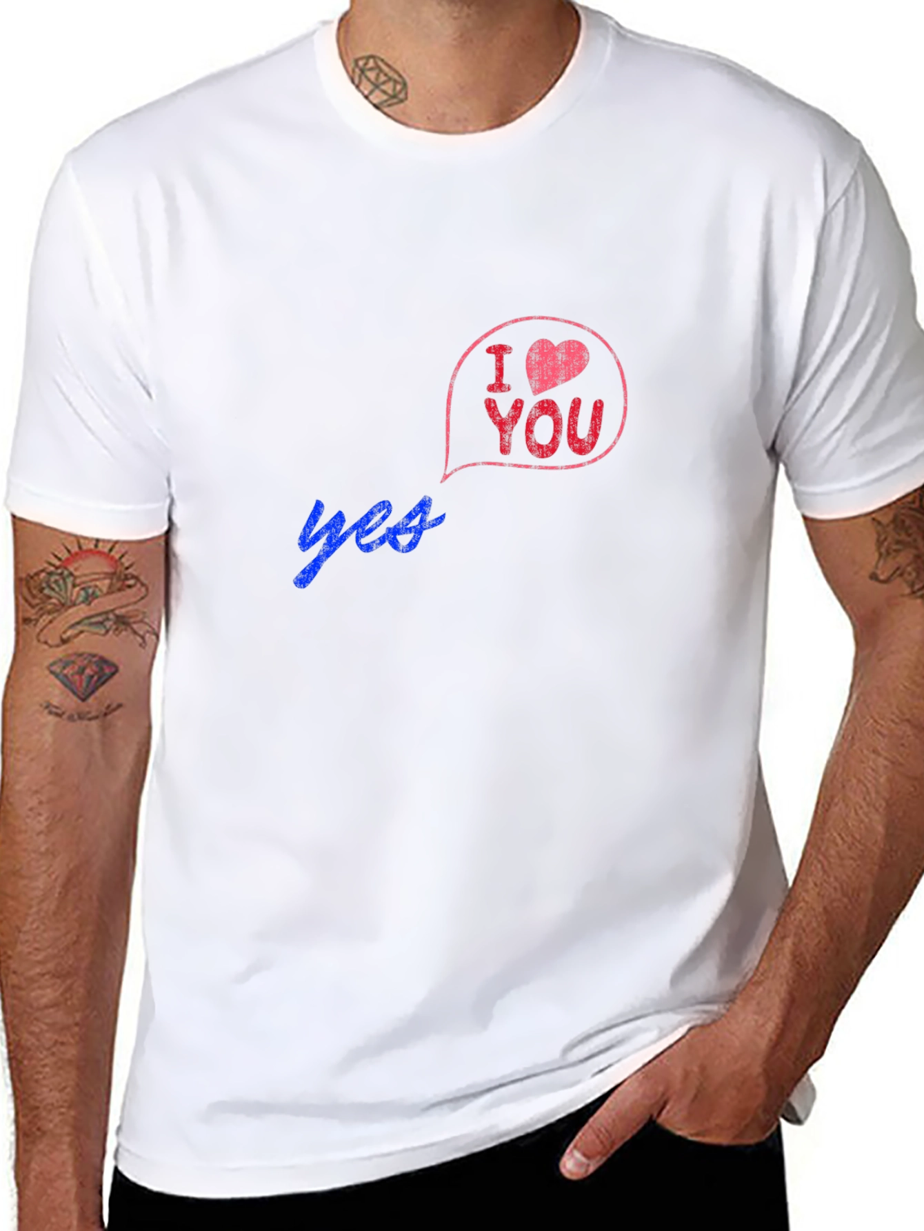 I Heart You Graphic Tee - Yes Design