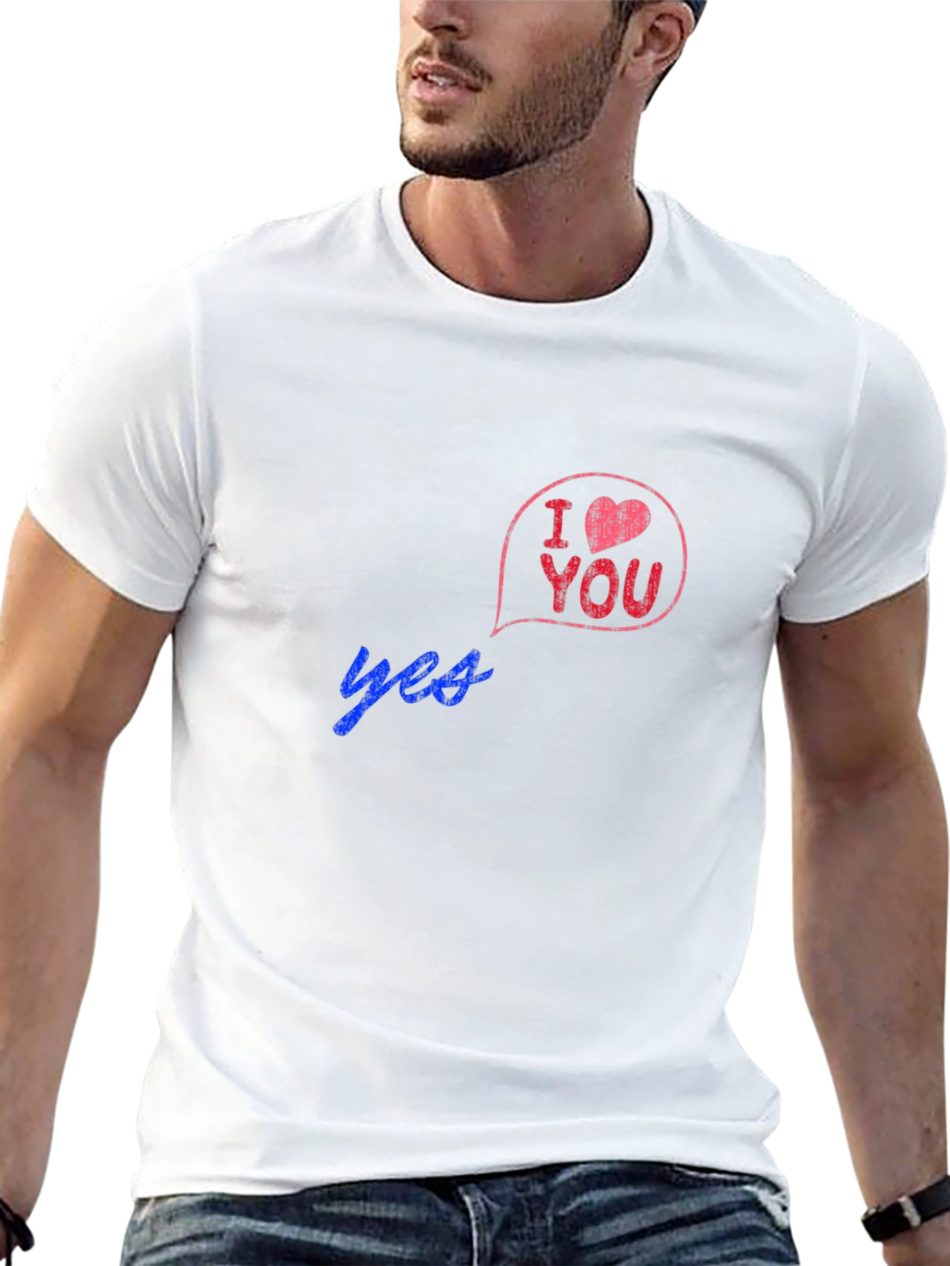 I Heart You Graphic Tee - Yes Design