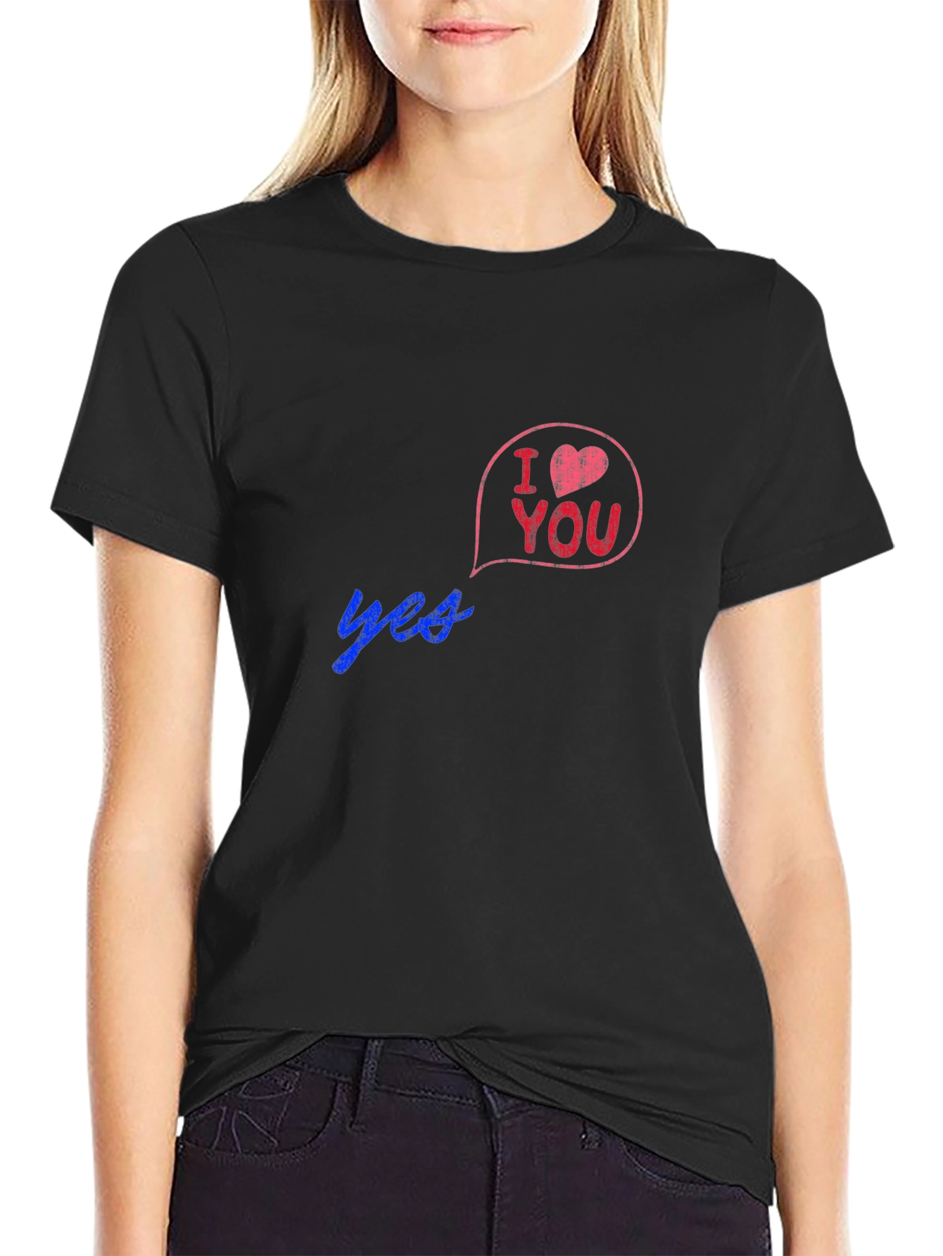 I Heart You Graphic Tee - Yes Design