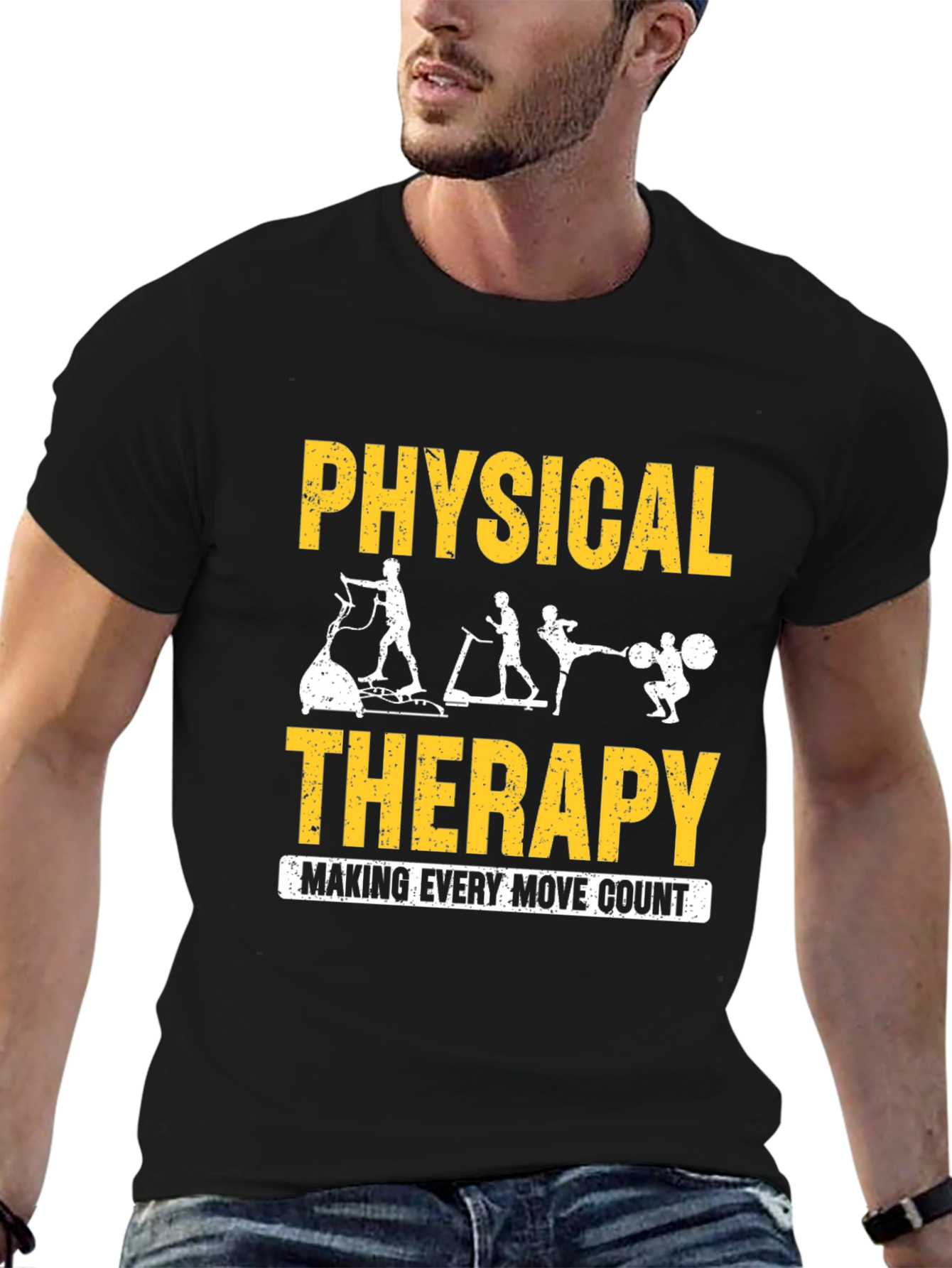 Physical Therapy Black T-Shirt