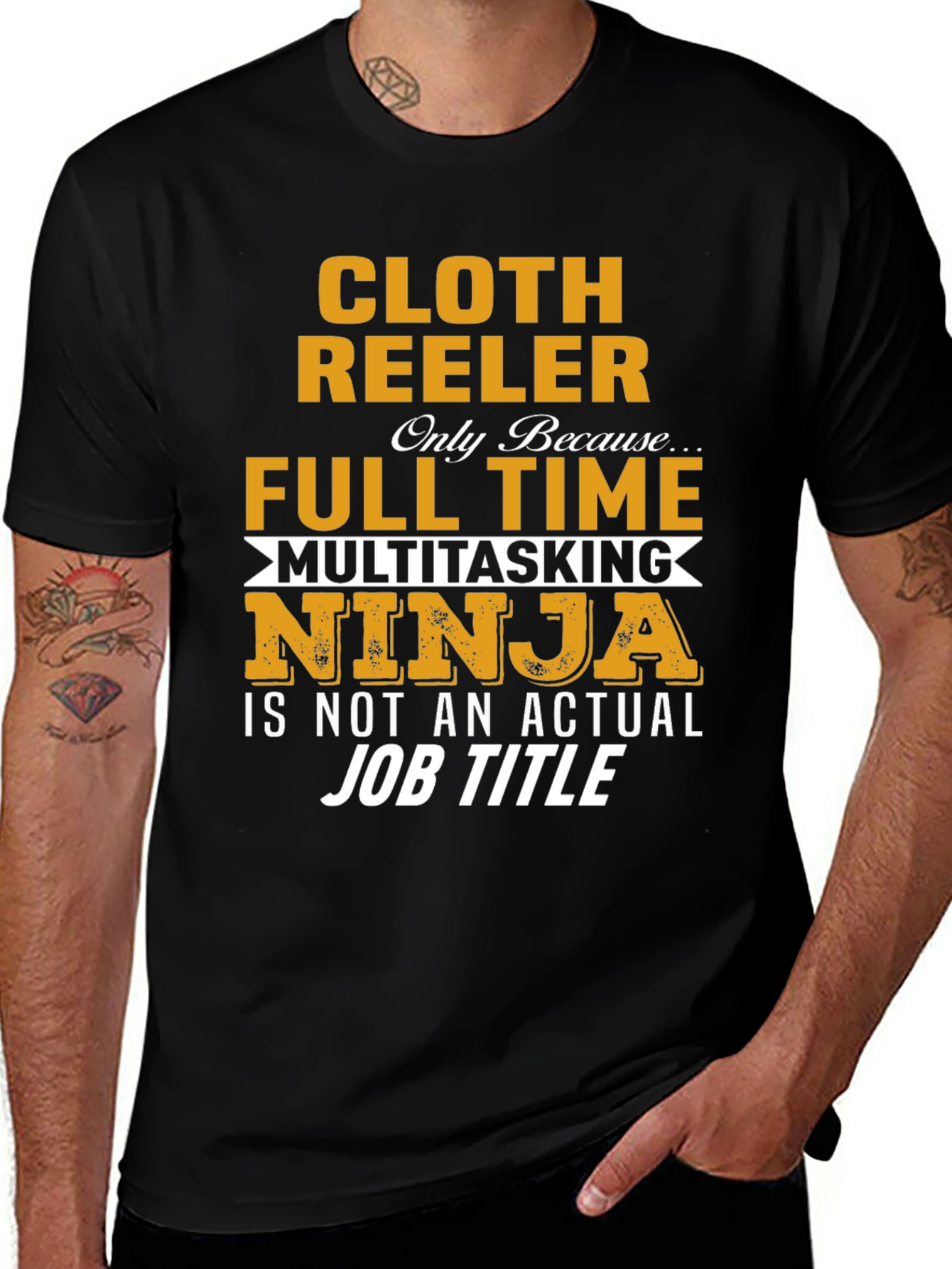 Cloth Reeler T-Shirt - Multitasking Ninja