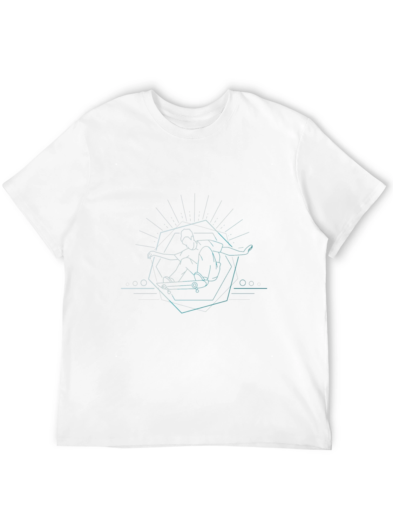 Skateboarding Graphic Tee - Cool Minimalist Design