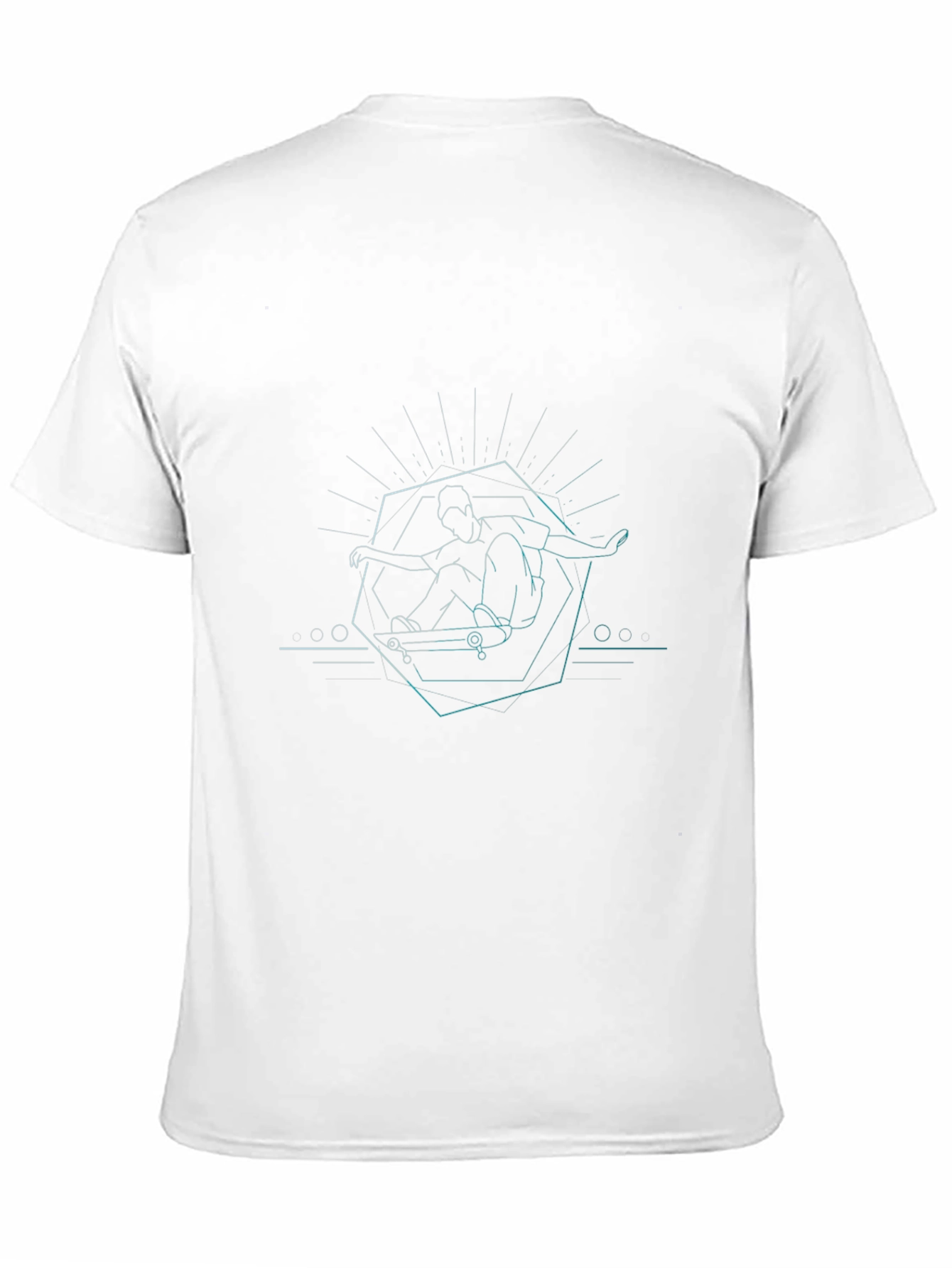 Skateboarding Graphic Tee - Cool Minimalist Design