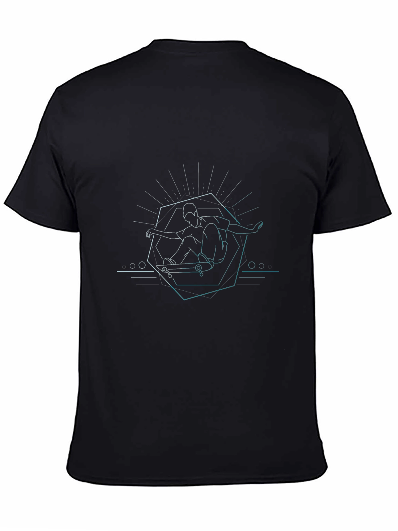 Skateboarding Graphic Tee - Cool Minimalist Design